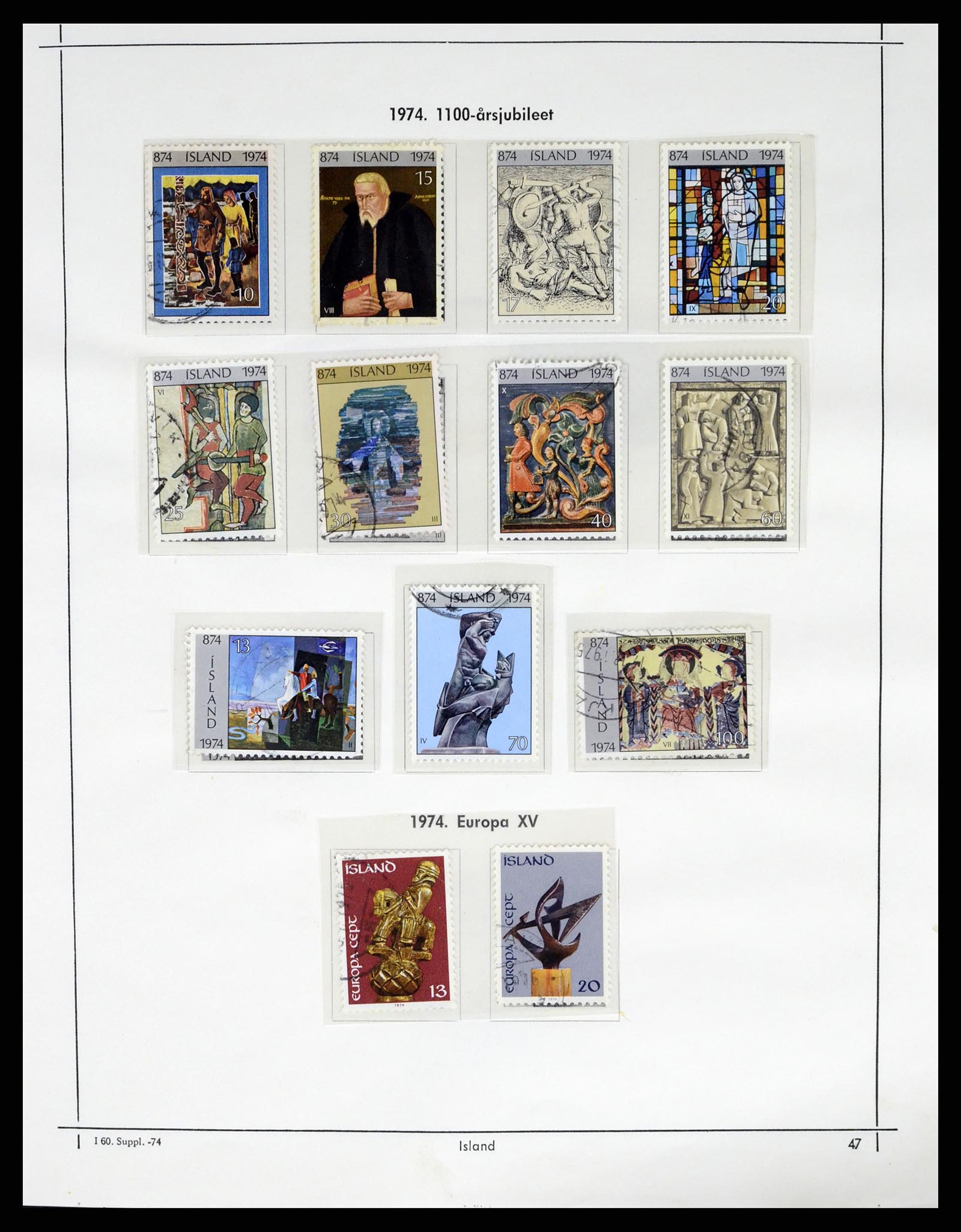 37402 049 - Postzegelverzameling 37402 IJsland 1876-2013.