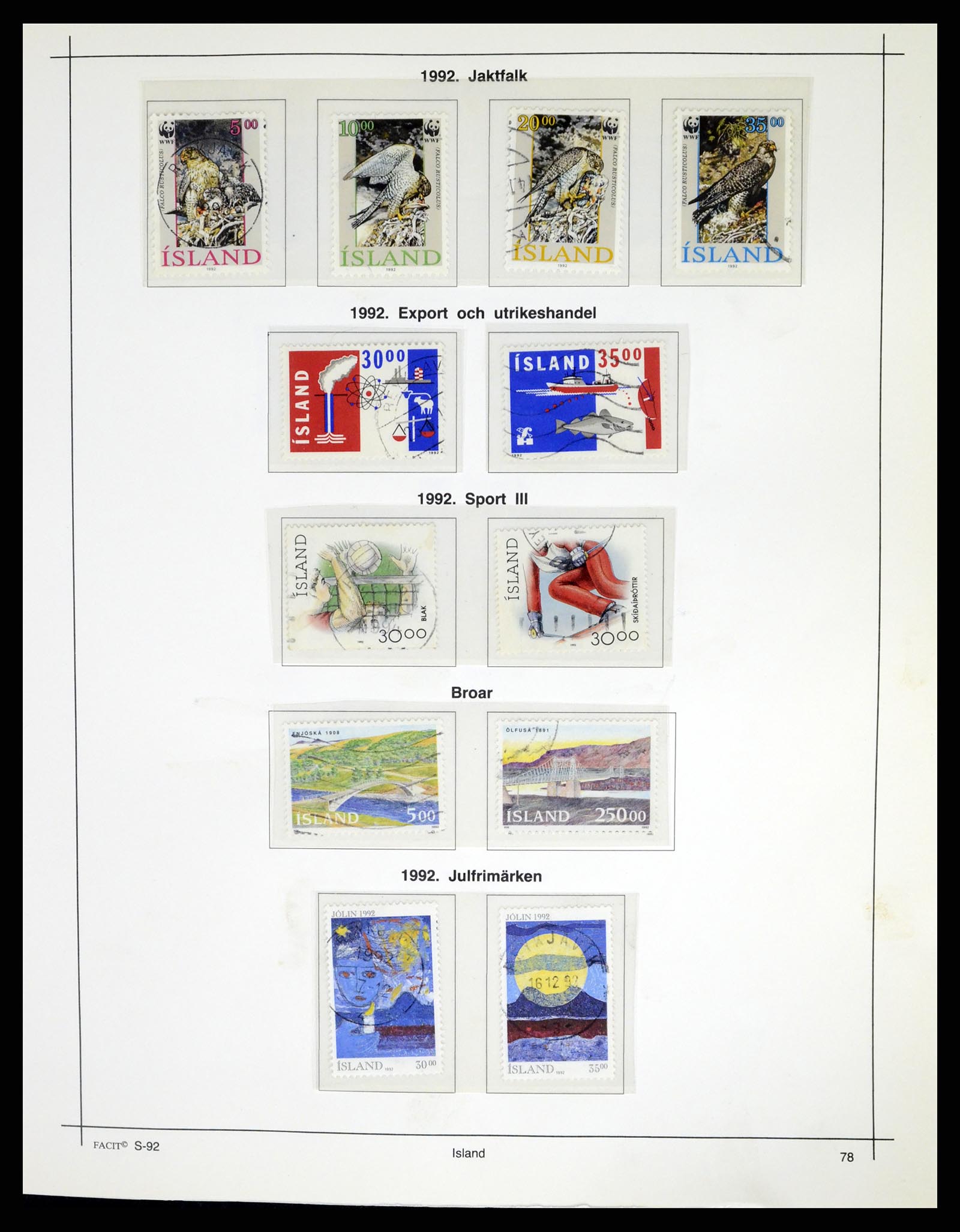 37402 081 - Postzegelverzameling 37402 IJsland 1876-2013.