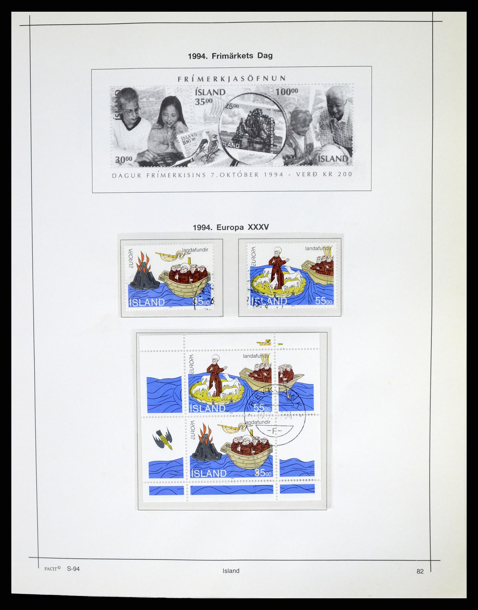 37402 085 - Postzegelverzameling 37402 IJsland 1876-2013.