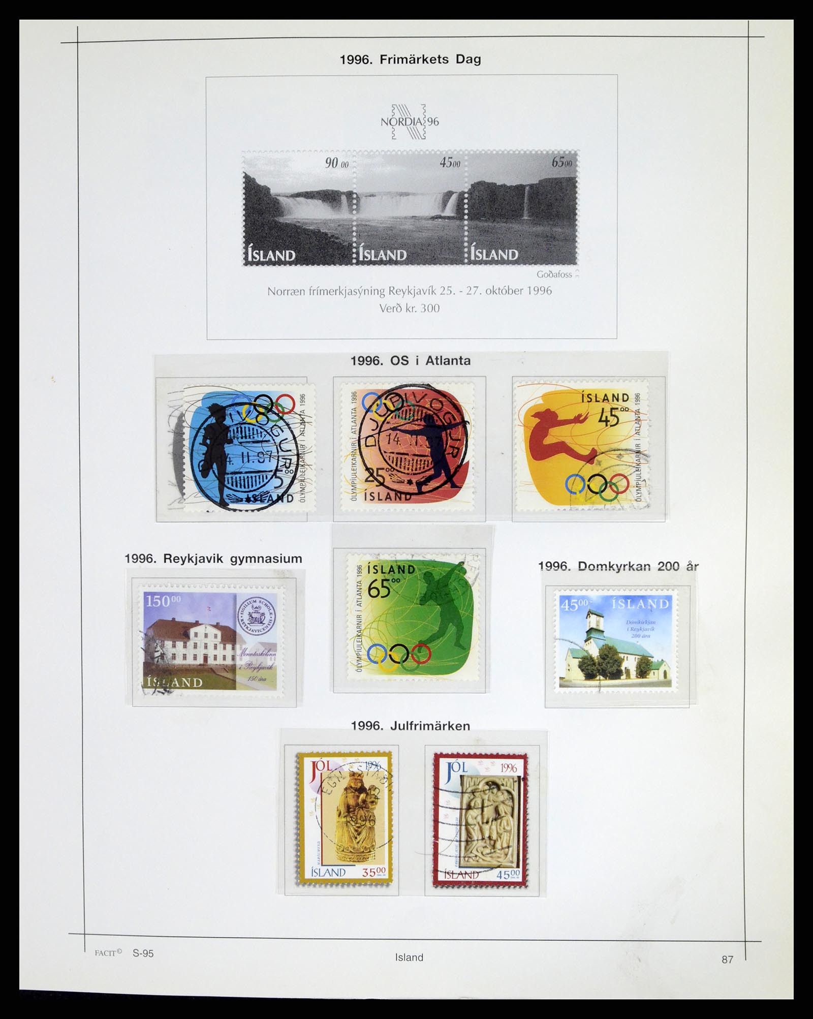 37402 091 - Postzegelverzameling 37402 IJsland 1876-2013.