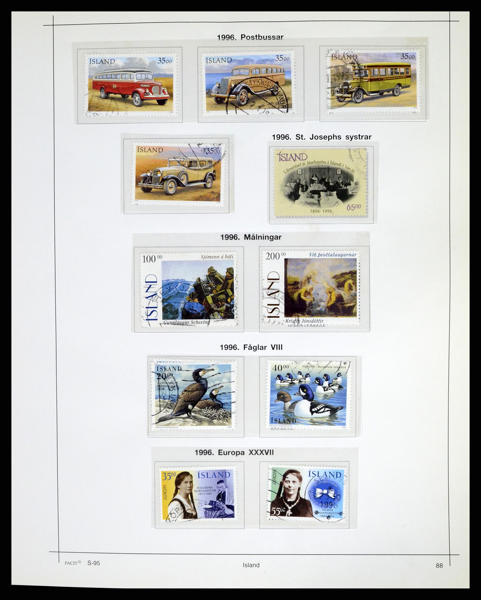 37402 092 - Postzegelverzameling 37402 IJsland 1876-2013.