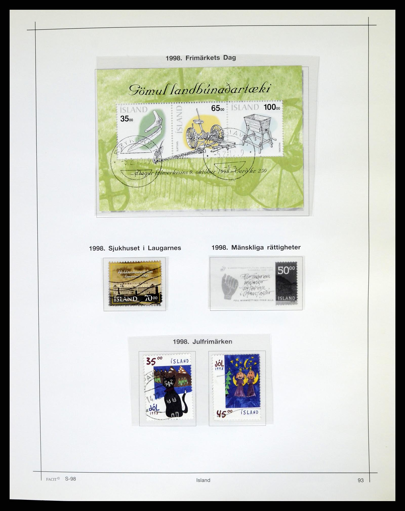 37402 097 - Postzegelverzameling 37402 IJsland 1876-2013.