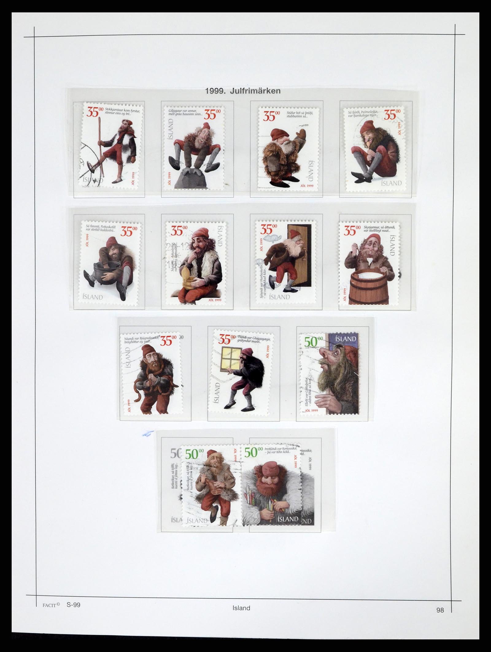 37402 103 - Postzegelverzameling 37402 IJsland 1876-2013.