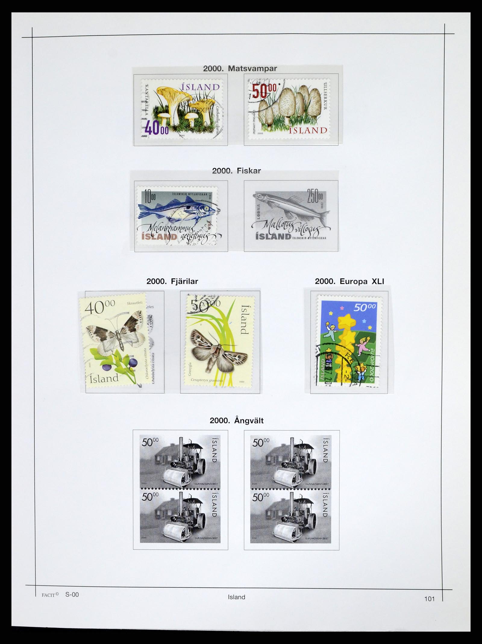 37402 106 - Postzegelverzameling 37402 IJsland 1876-2013.