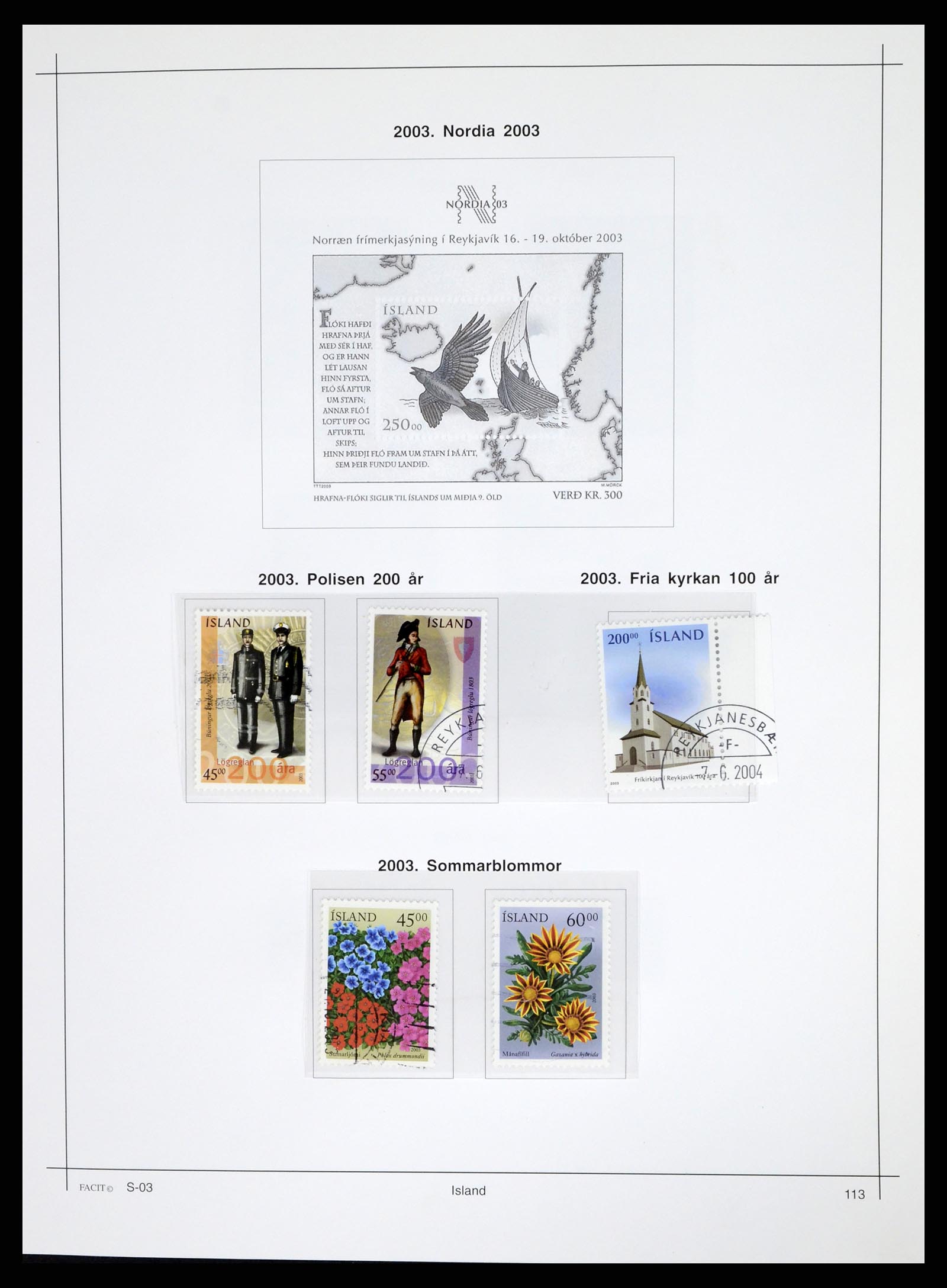 37402 117 - Postzegelverzameling 37402 IJsland 1876-2013.