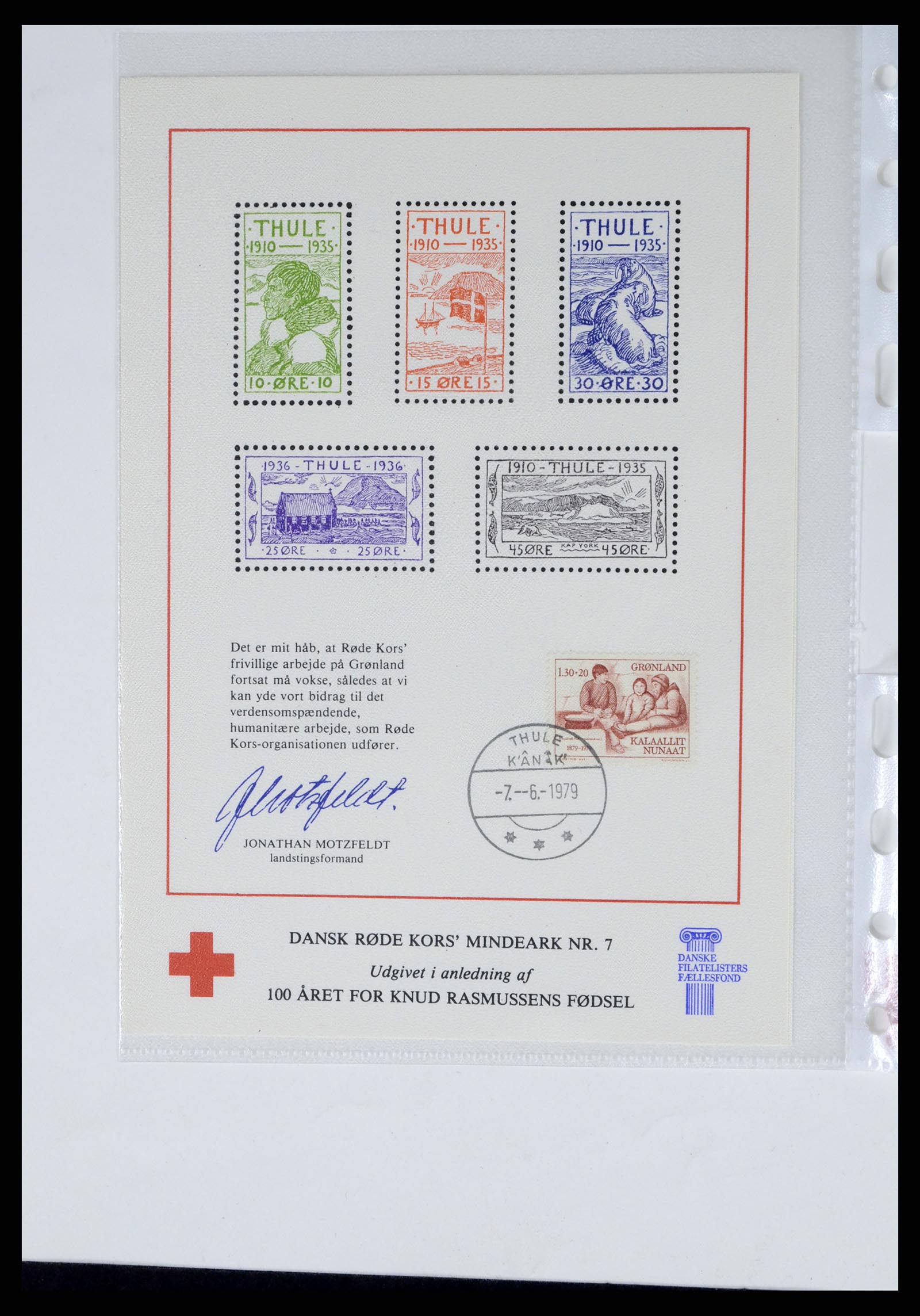 37405 004 - Postzegelverzameling 37405 Groenland 1905-2014.