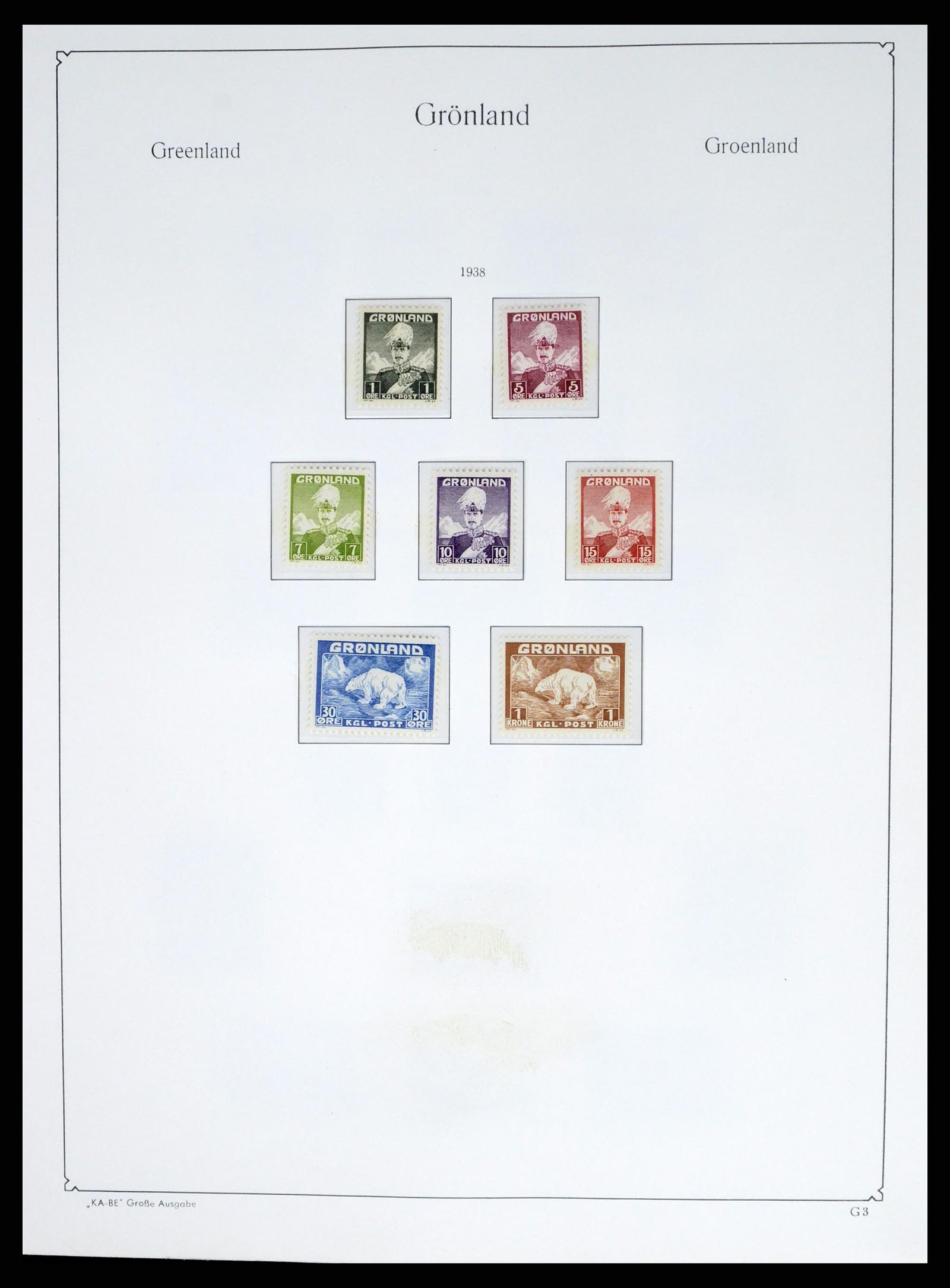 37405 006 - Postzegelverzameling 37405 Groenland 1905-2014.