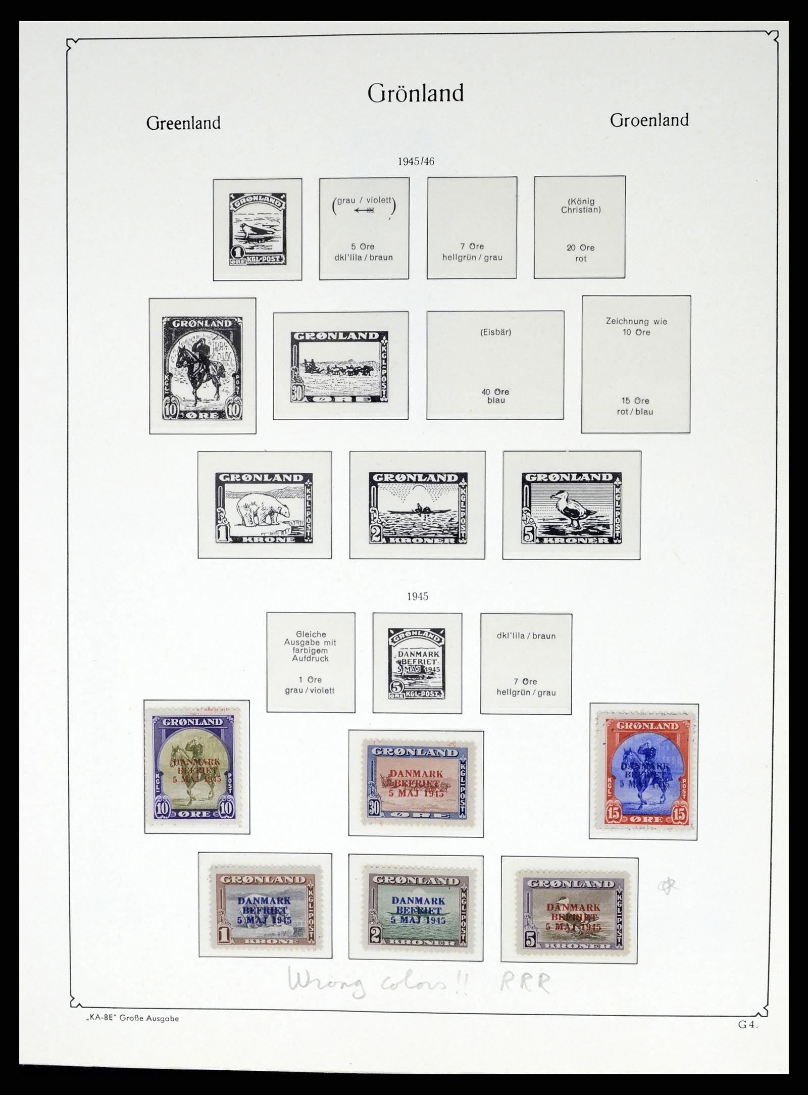 37405 008 - Postzegelverzameling 37405 Groenland 1905-2014.
