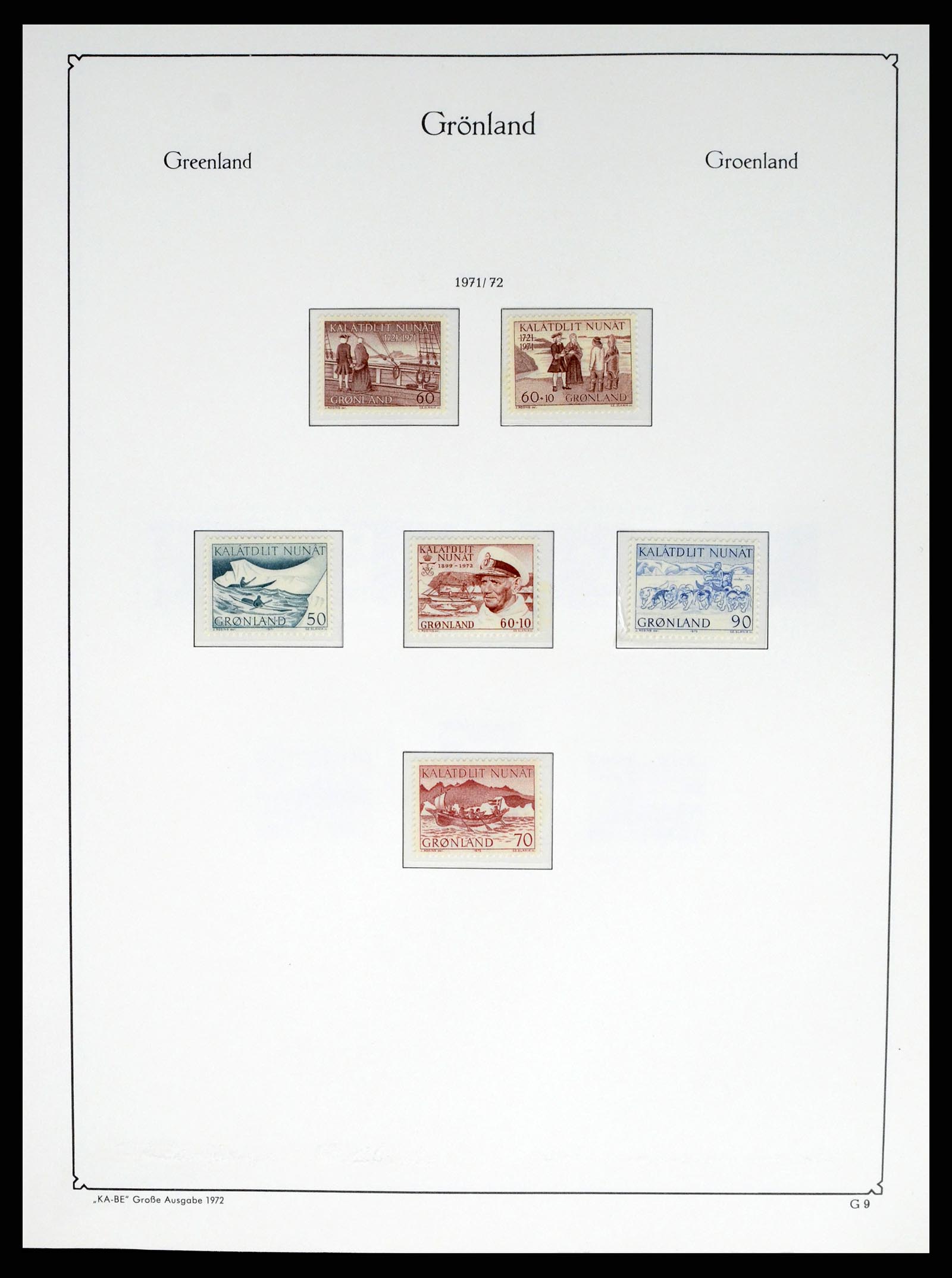 37405 015 - Postzegelverzameling 37405 Groenland 1905-2014.