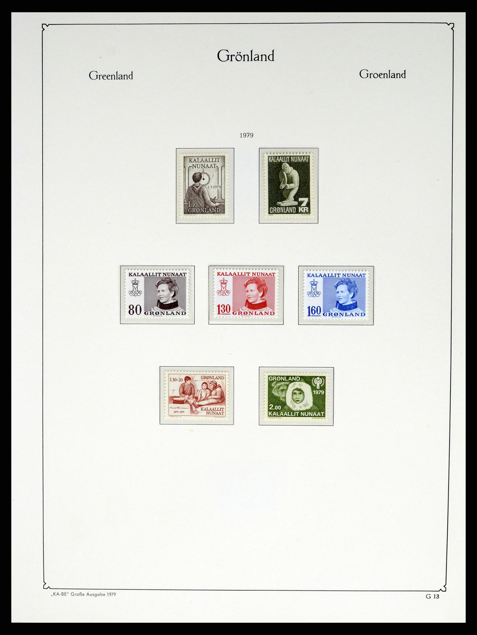 37405 019 - Postzegelverzameling 37405 Groenland 1905-2014.