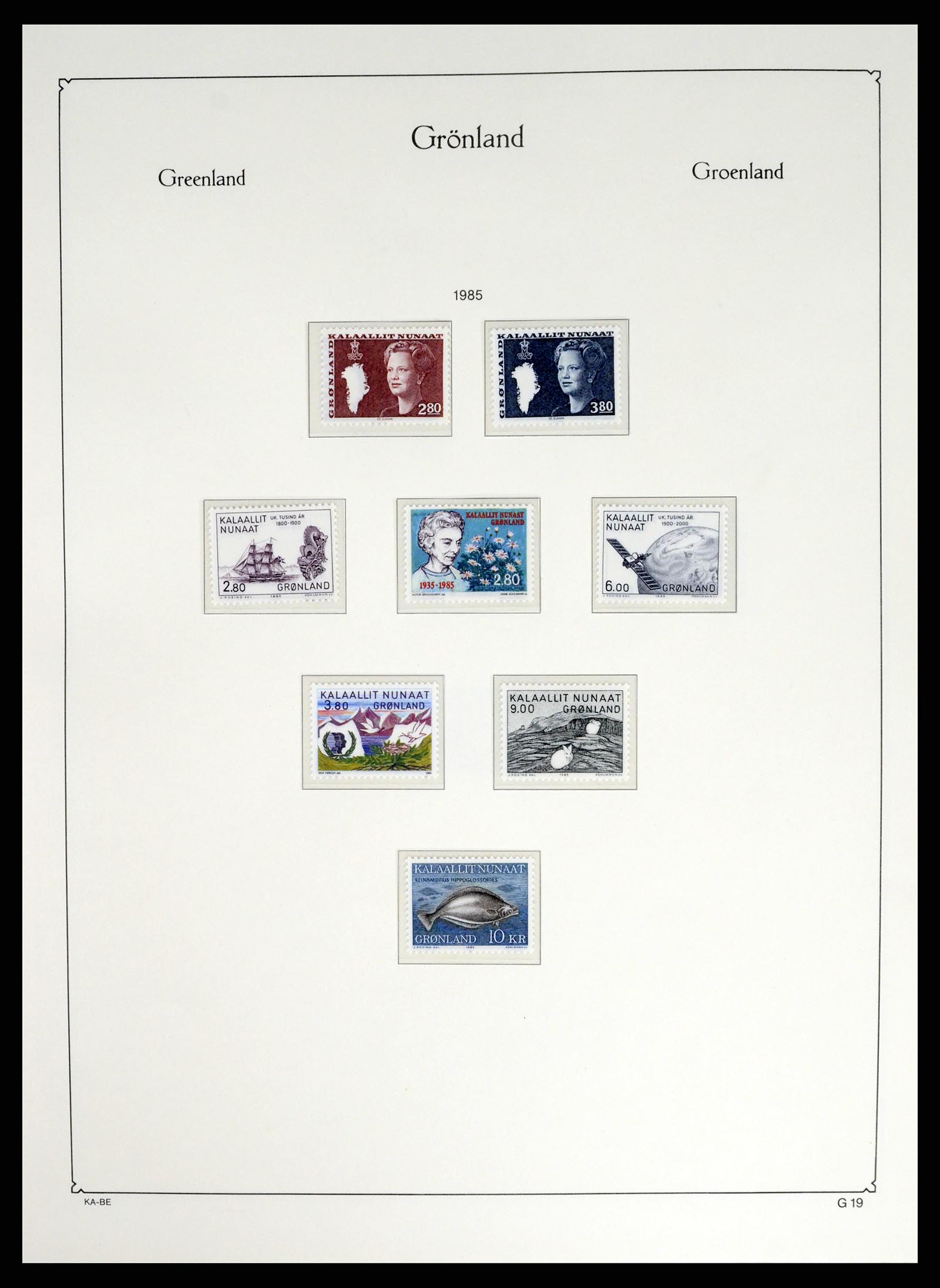 37405 027 - Postzegelverzameling 37405 Groenland 1905-2014.