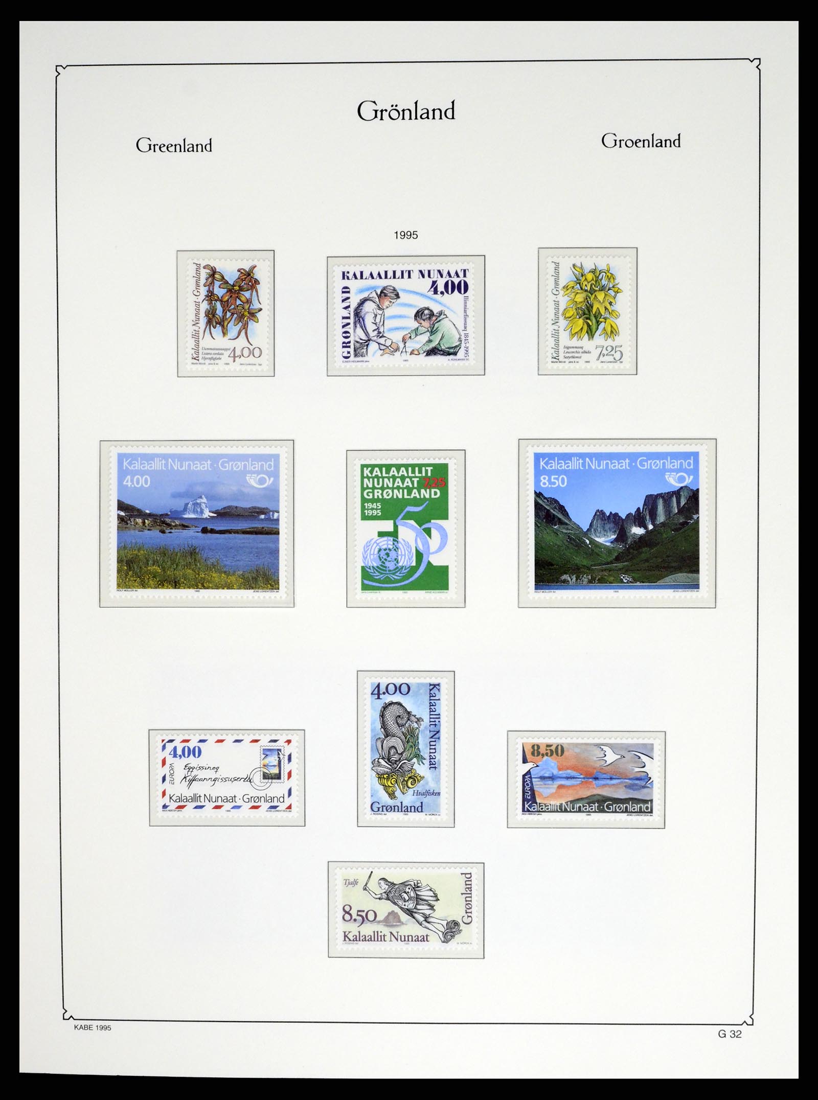37405 045 - Postzegelverzameling 37405 Groenland 1905-2014.
