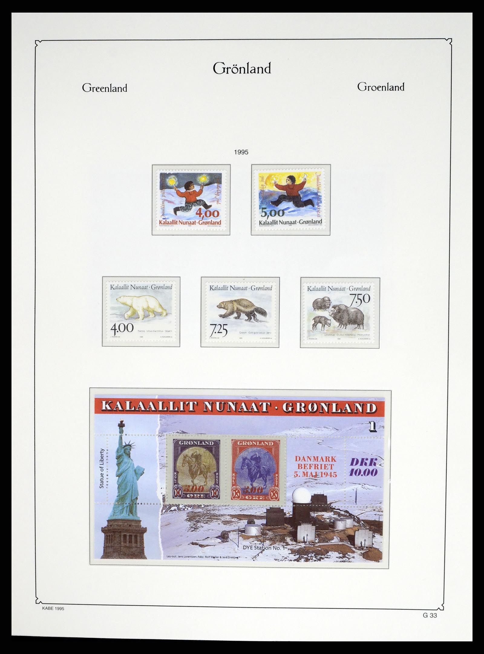 37405 046 - Postzegelverzameling 37405 Groenland 1905-2014.