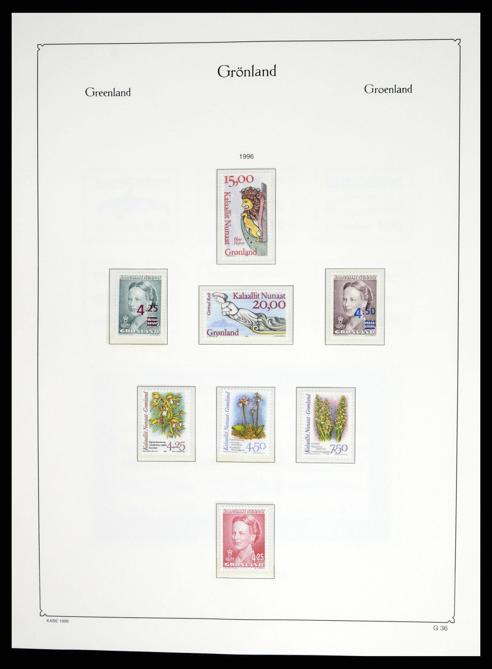 37405 049 - Postzegelverzameling 37405 Groenland 1905-2014.