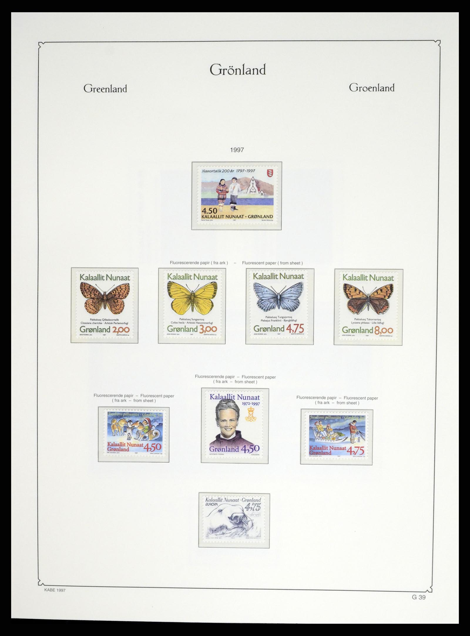 37405 052 - Postzegelverzameling 37405 Groenland 1905-2014.