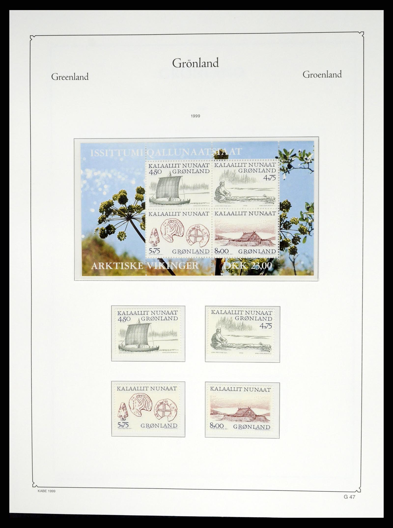 37405 061 - Postzegelverzameling 37405 Groenland 1905-2014.
