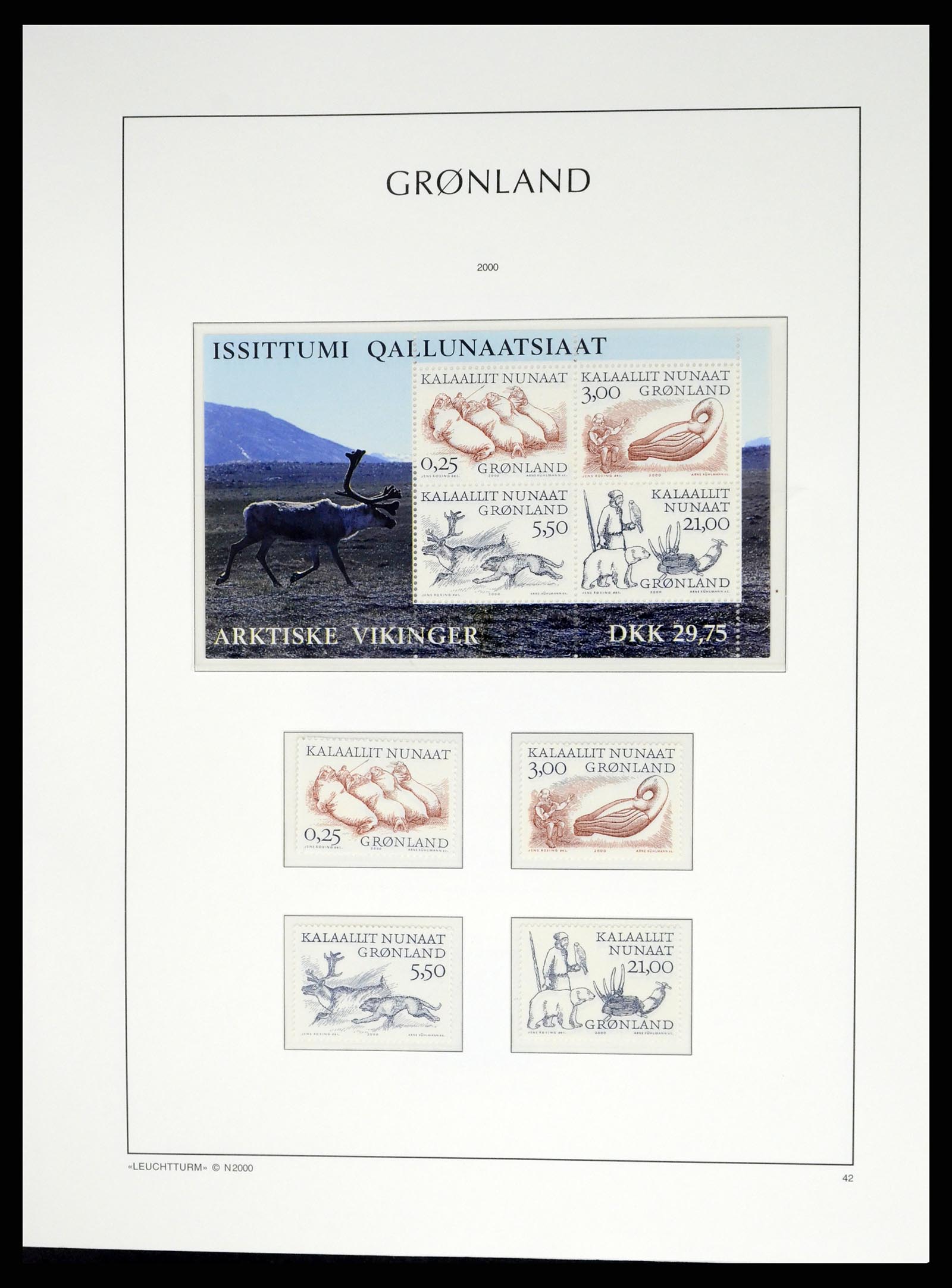 37405 062 - Postzegelverzameling 37405 Groenland 1905-2014.