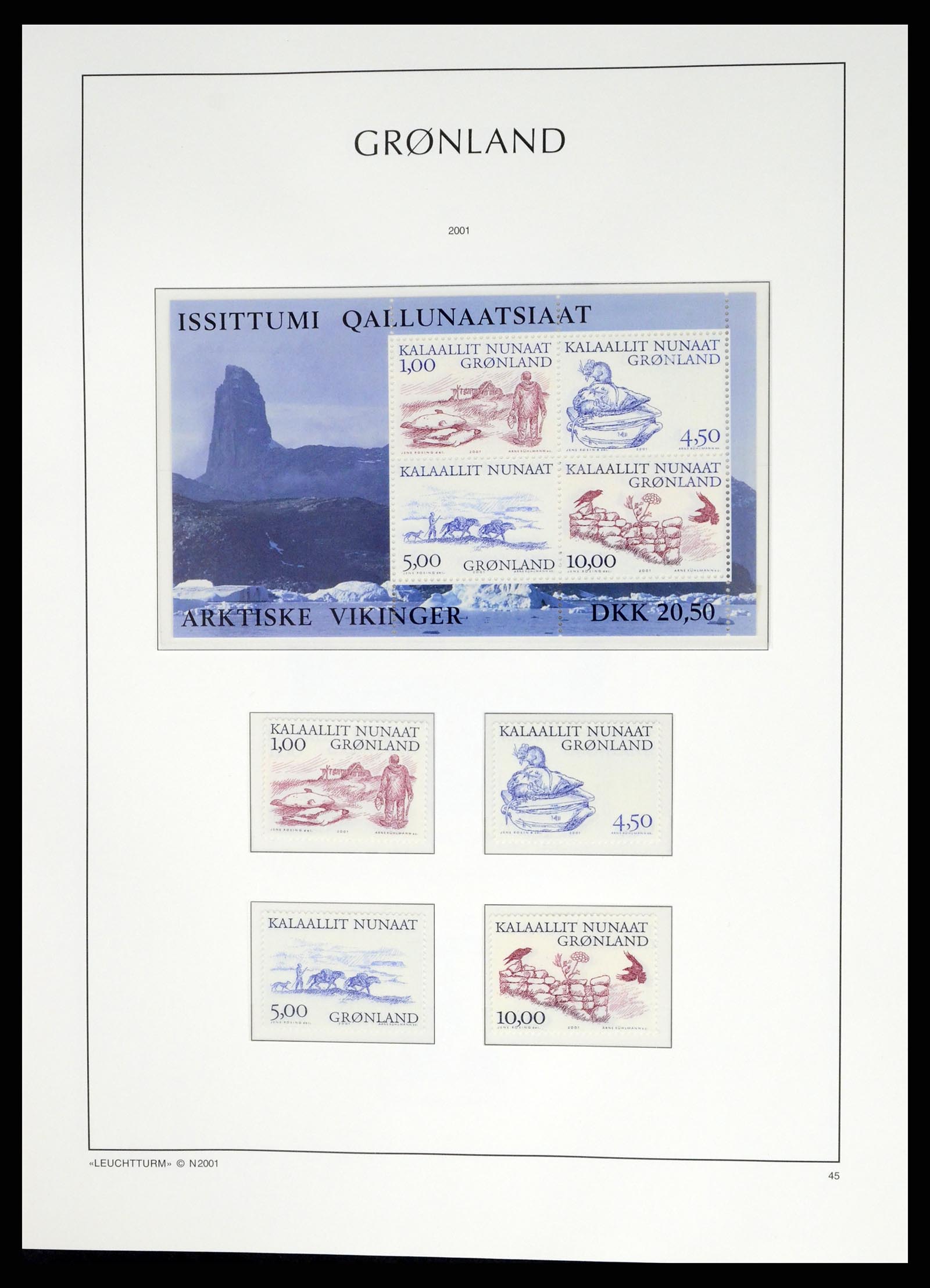 37405 065 - Postzegelverzameling 37405 Groenland 1905-2014.