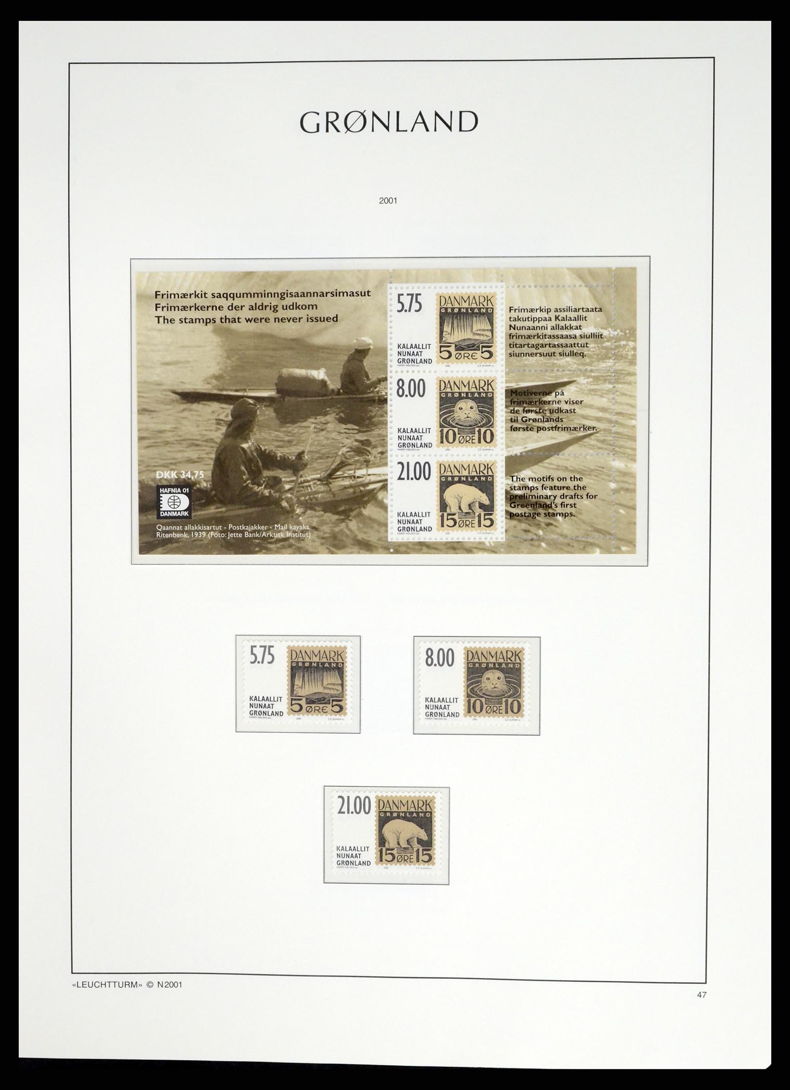 37405 067 - Postzegelverzameling 37405 Groenland 1905-2014.
