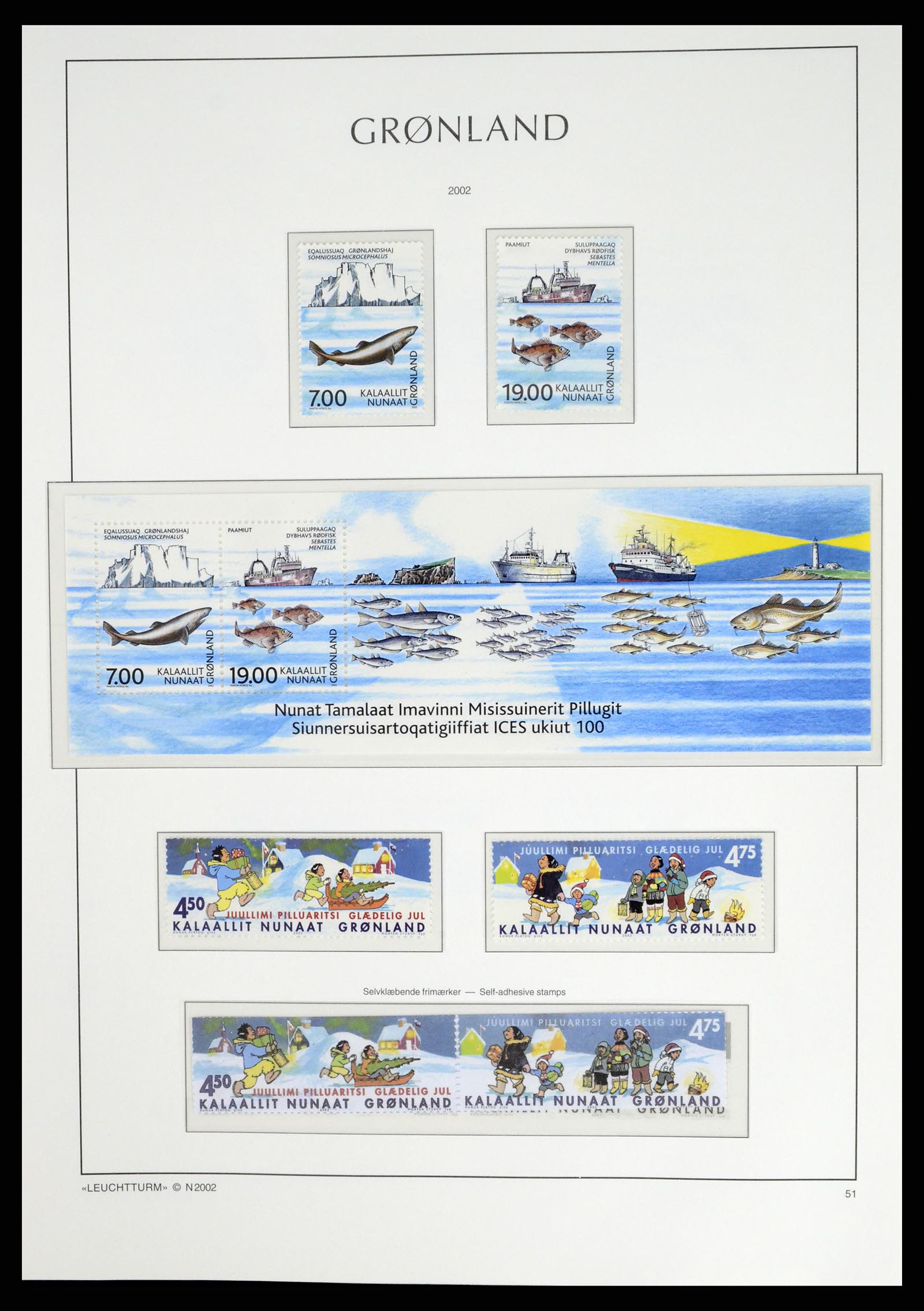 37405 071 - Postzegelverzameling 37405 Groenland 1905-2014.