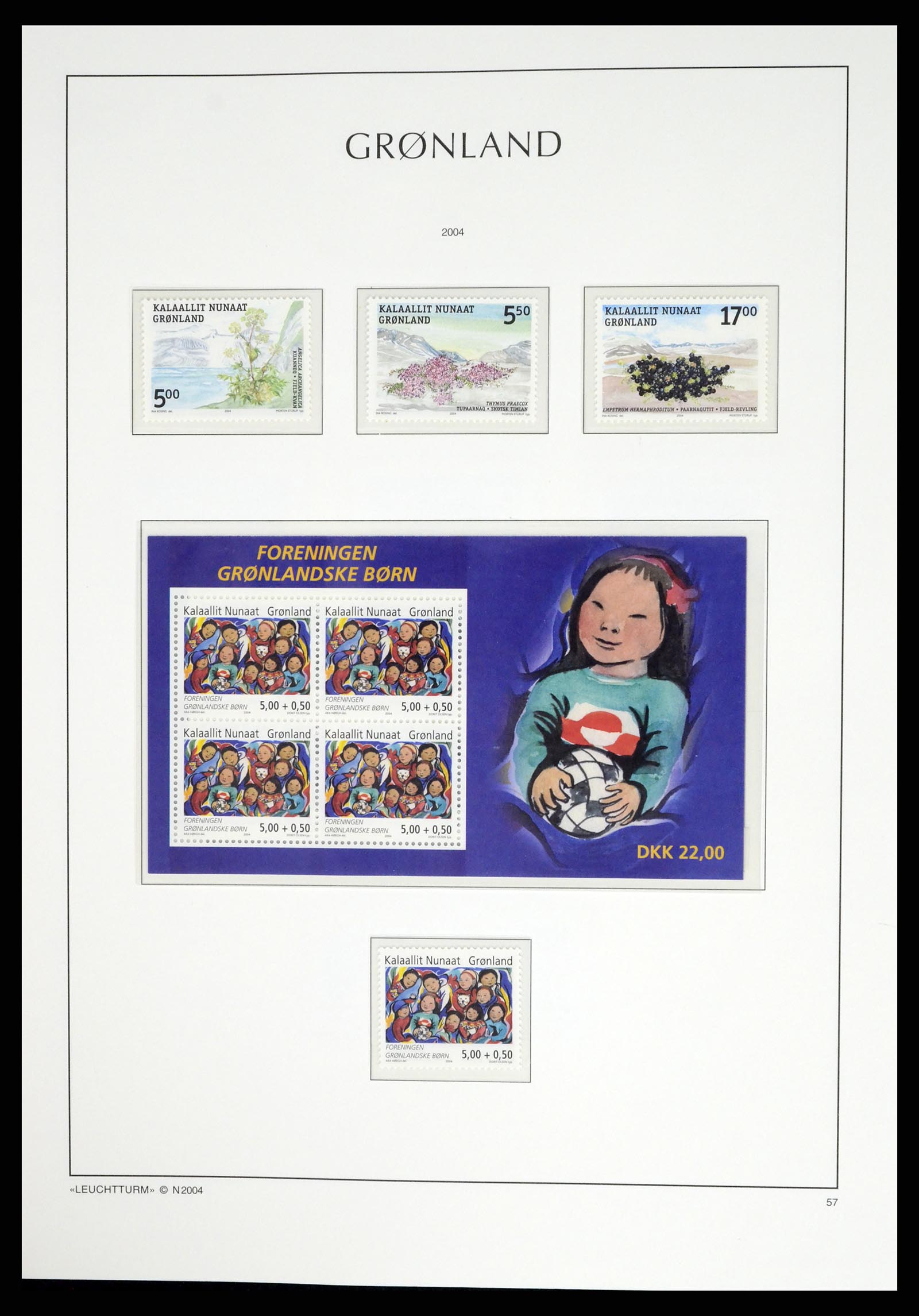 37405 077 - Postzegelverzameling 37405 Groenland 1905-2014.