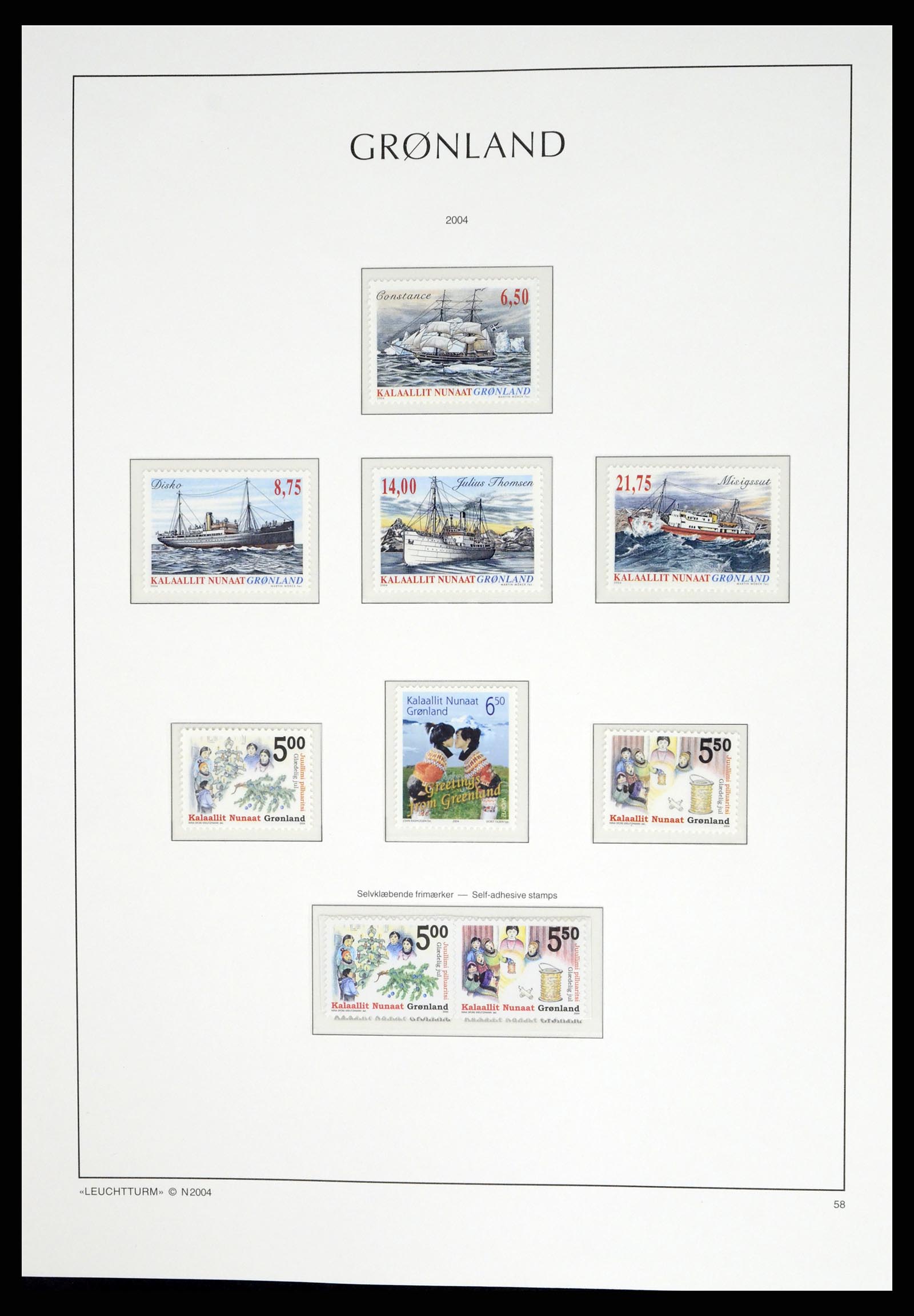 37405 078 - Postzegelverzameling 37405 Groenland 1905-2014.