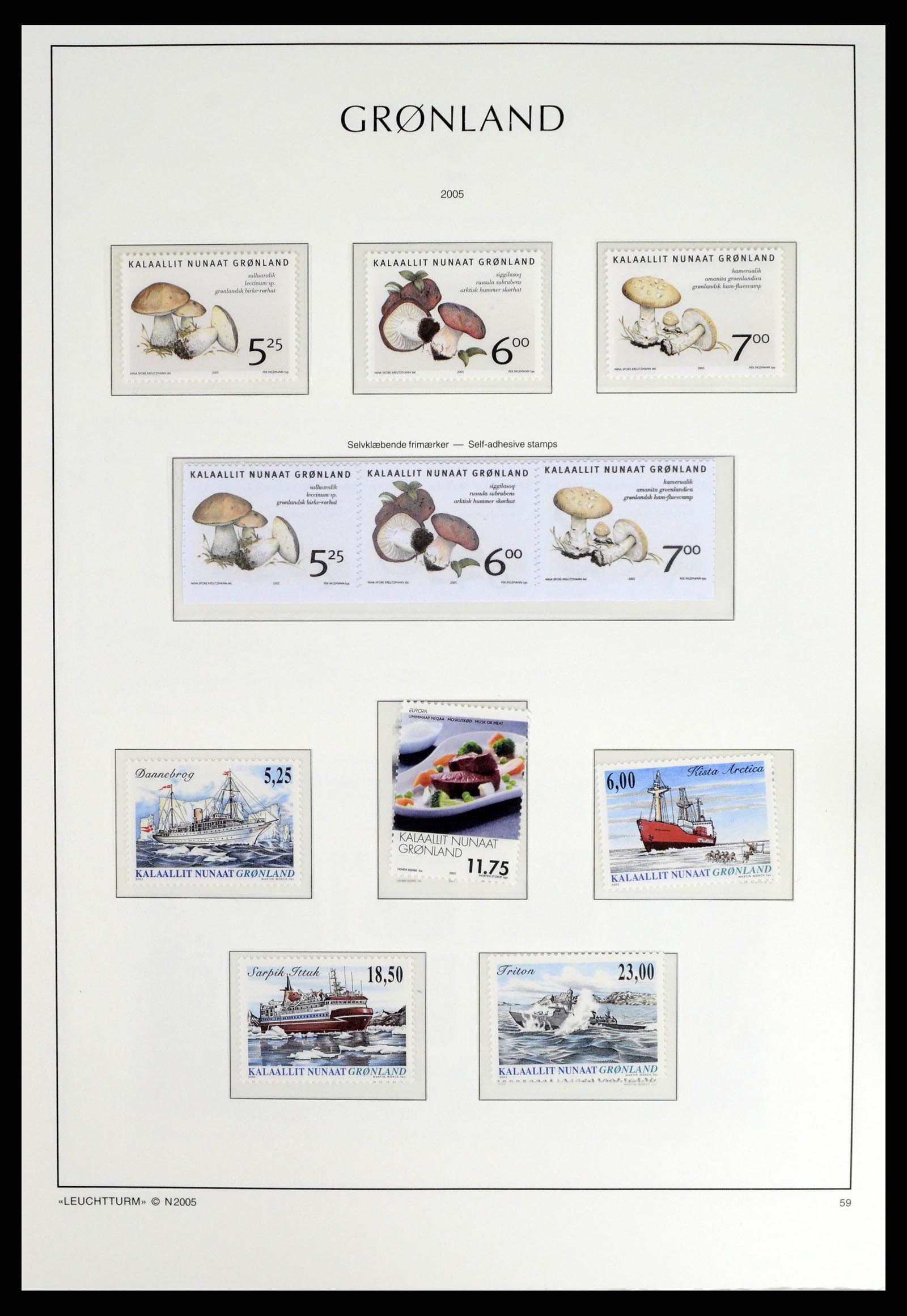 37405 079 - Postzegelverzameling 37405 Groenland 1905-2014.