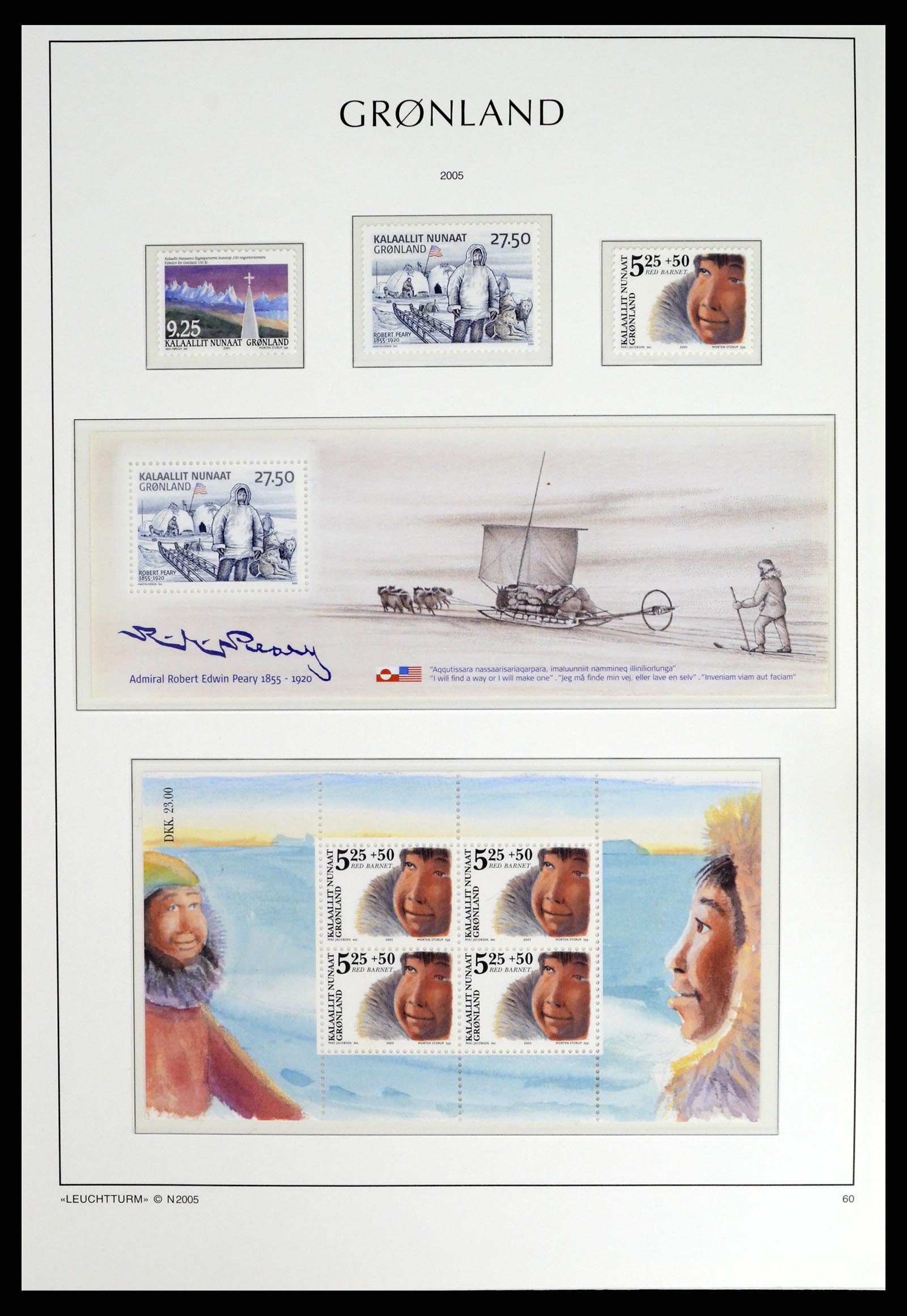 37405 080 - Postzegelverzameling 37405 Groenland 1905-2014.