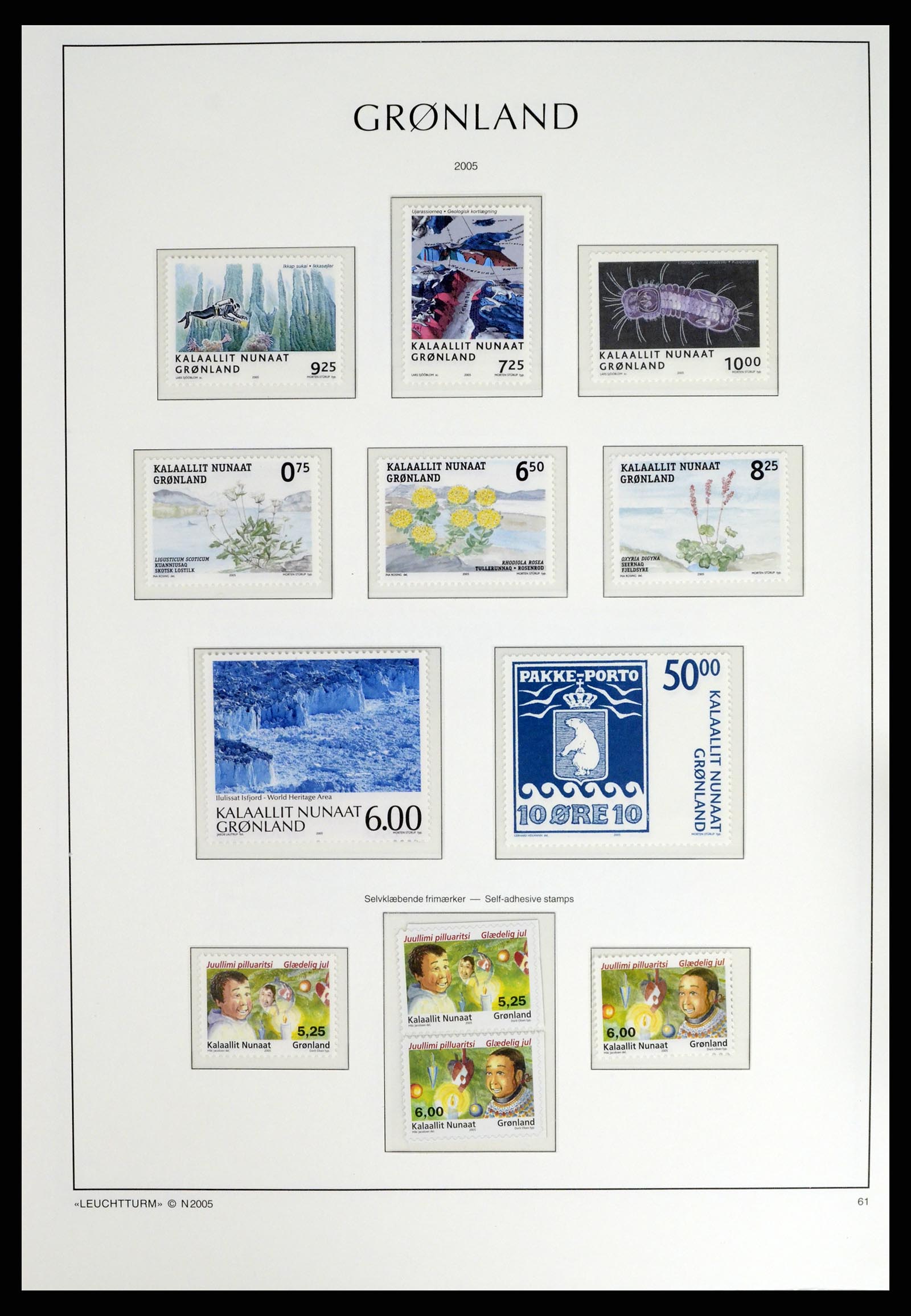 37405 081 - Postzegelverzameling 37405 Groenland 1905-2014.