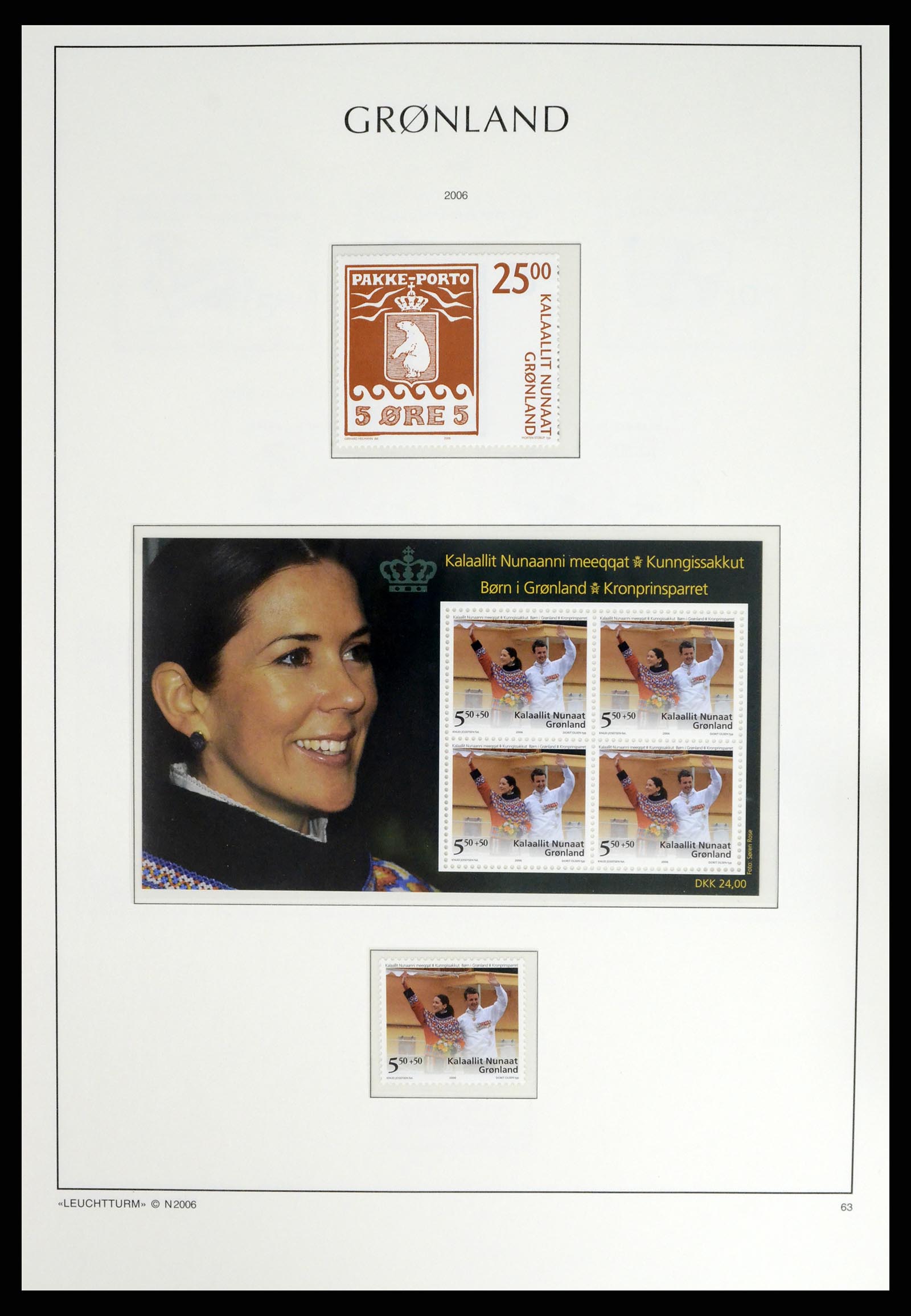 37405 083 - Postzegelverzameling 37405 Groenland 1905-2014.