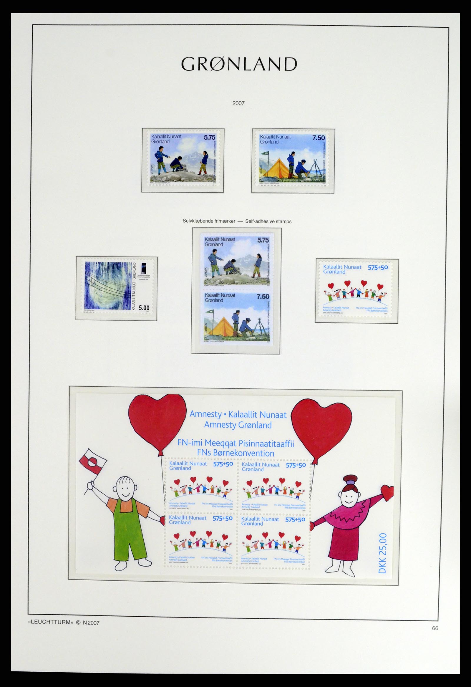37405 086 - Postzegelverzameling 37405 Groenland 1905-2014.