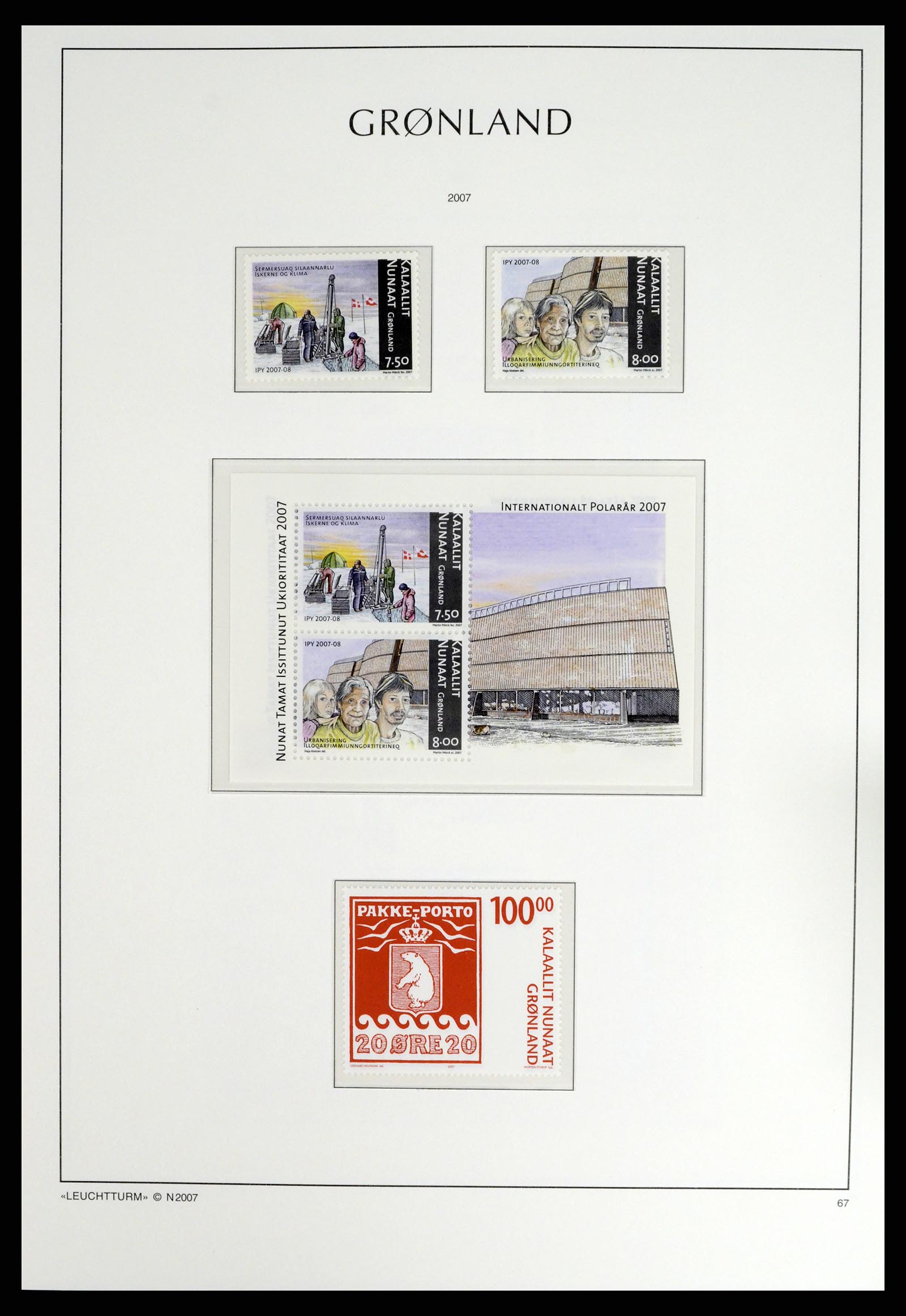 37405 087 - Postzegelverzameling 37405 Groenland 1905-2014.