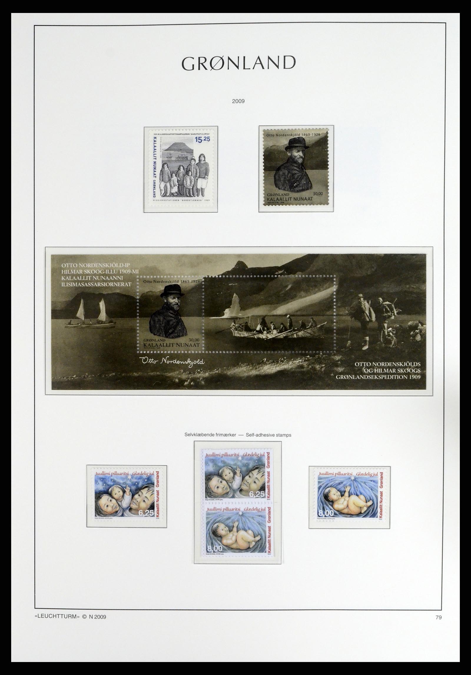 37405 099 - Postzegelverzameling 37405 Groenland 1905-2014.
