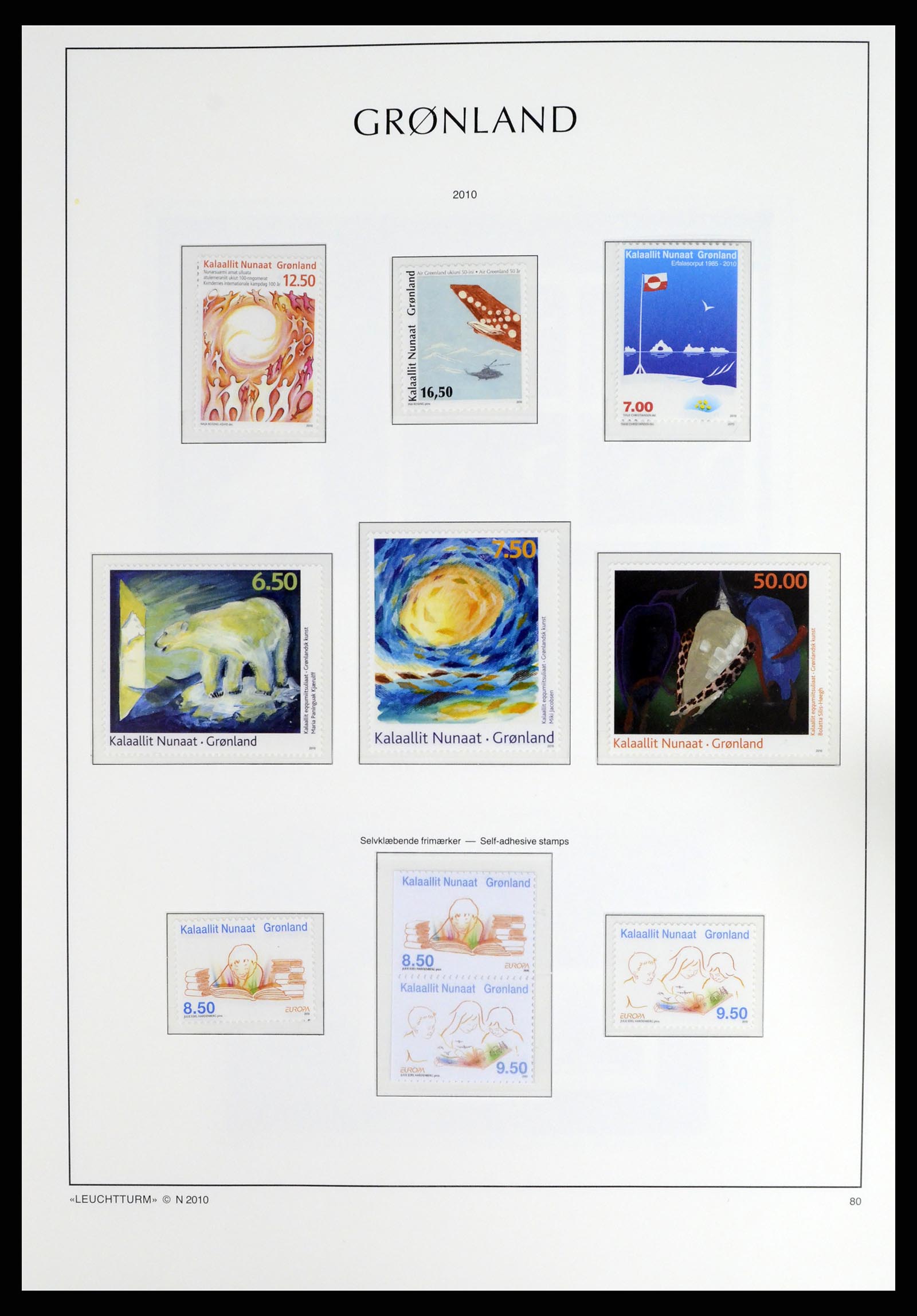 37405 100 - Postzegelverzameling 37405 Groenland 1905-2014.