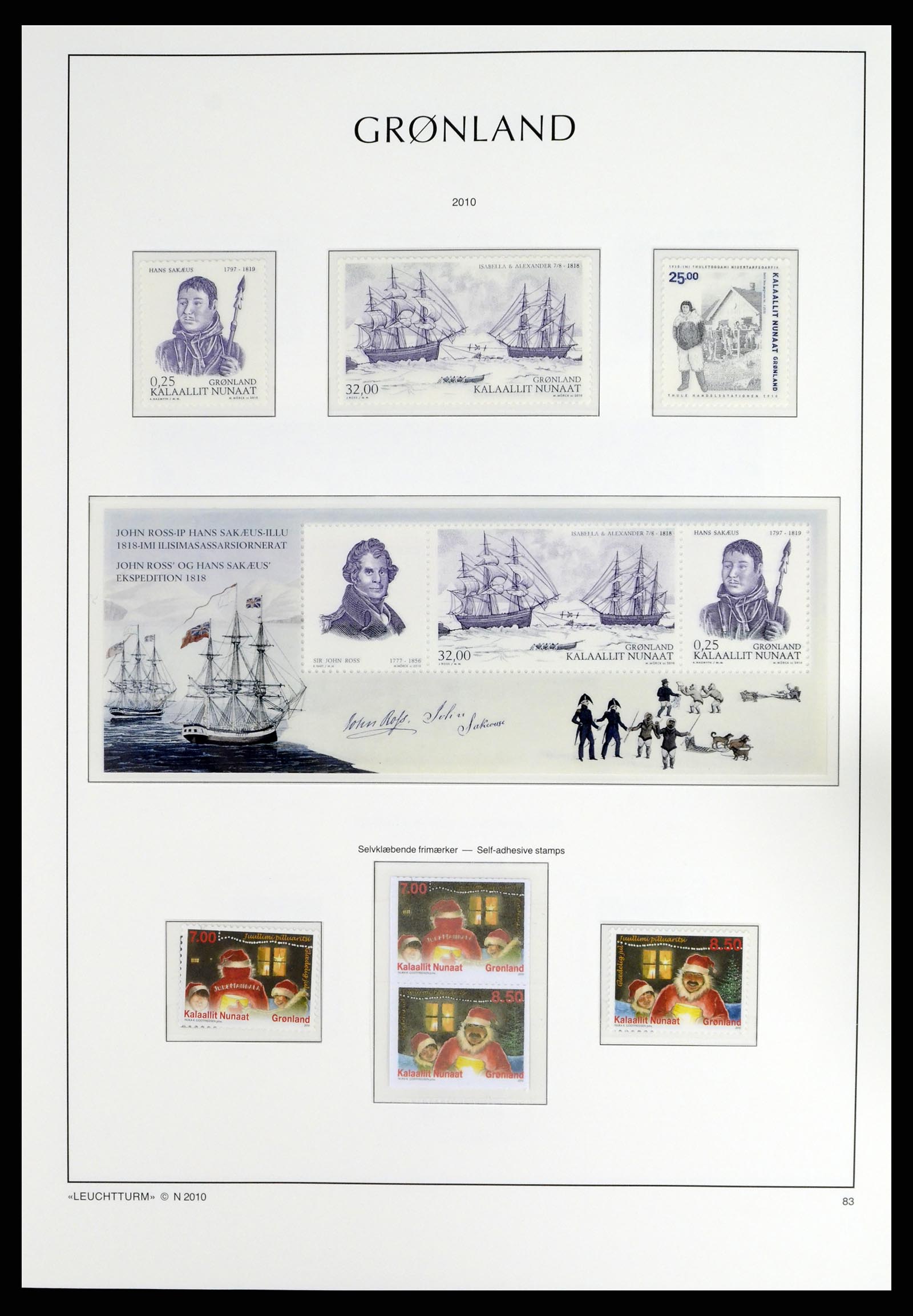 37405 103 - Postzegelverzameling 37405 Groenland 1905-2014.