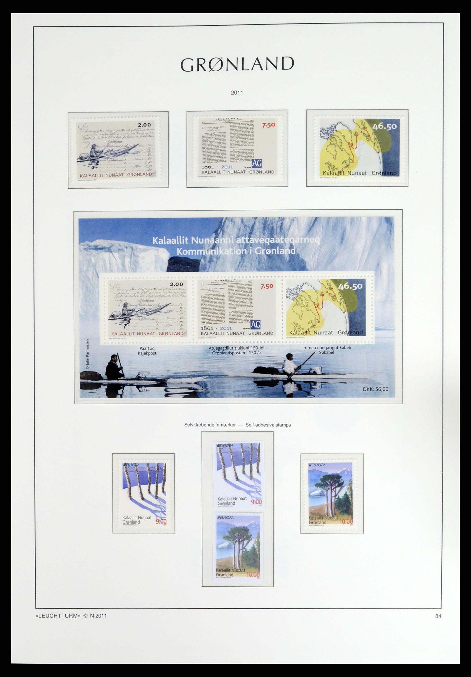 37405 104 - Postzegelverzameling 37405 Groenland 1905-2014.
