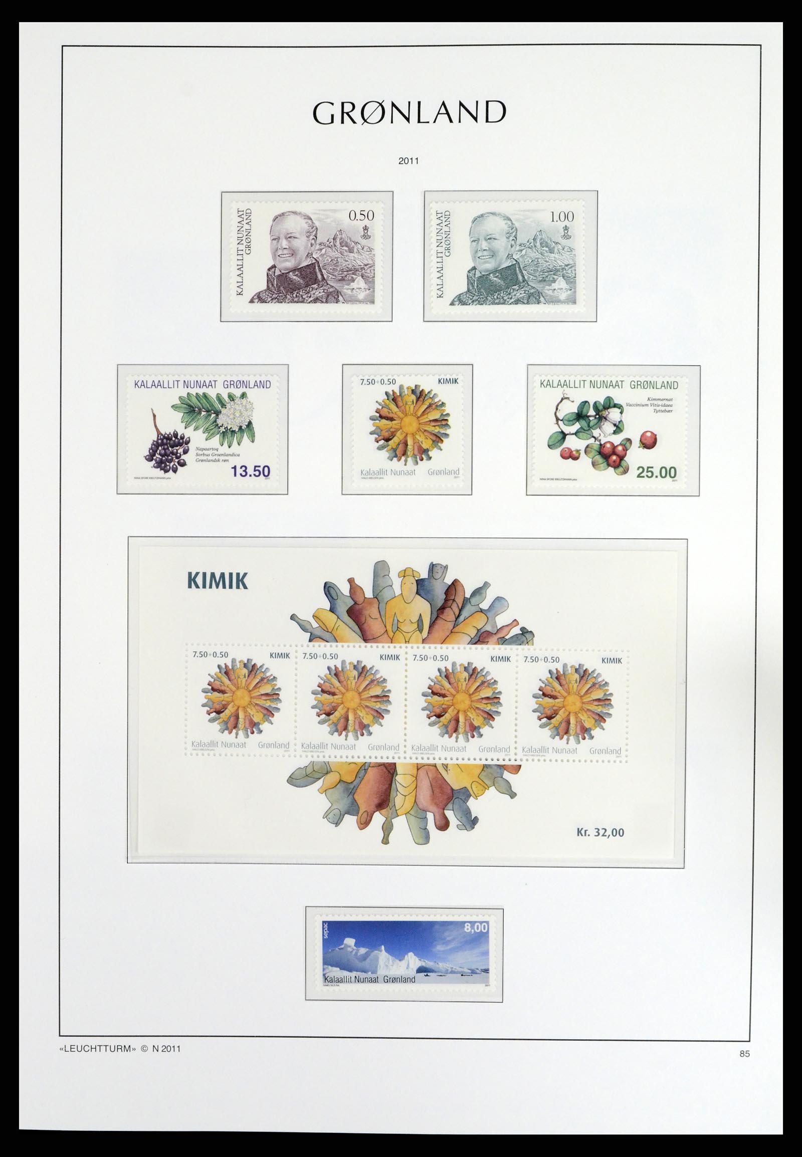 37405 105 - Postzegelverzameling 37405 Groenland 1905-2014.