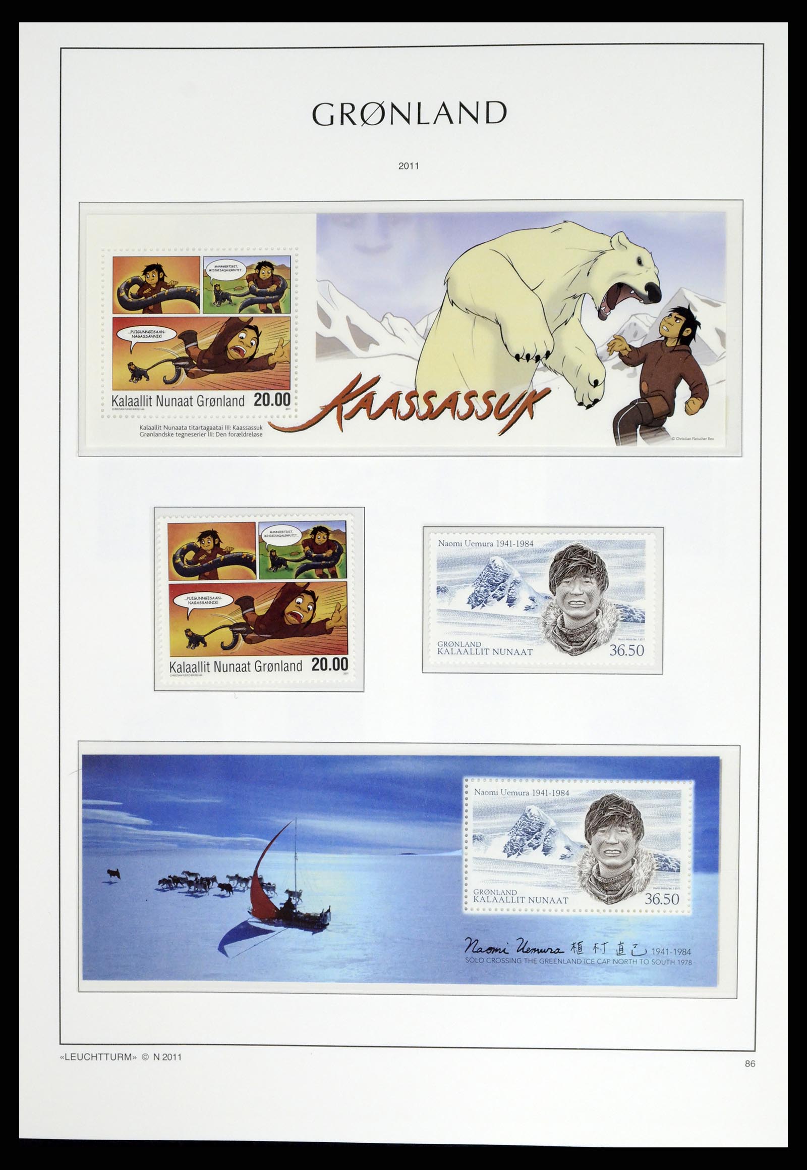 37405 106 - Postzegelverzameling 37405 Groenland 1905-2014.