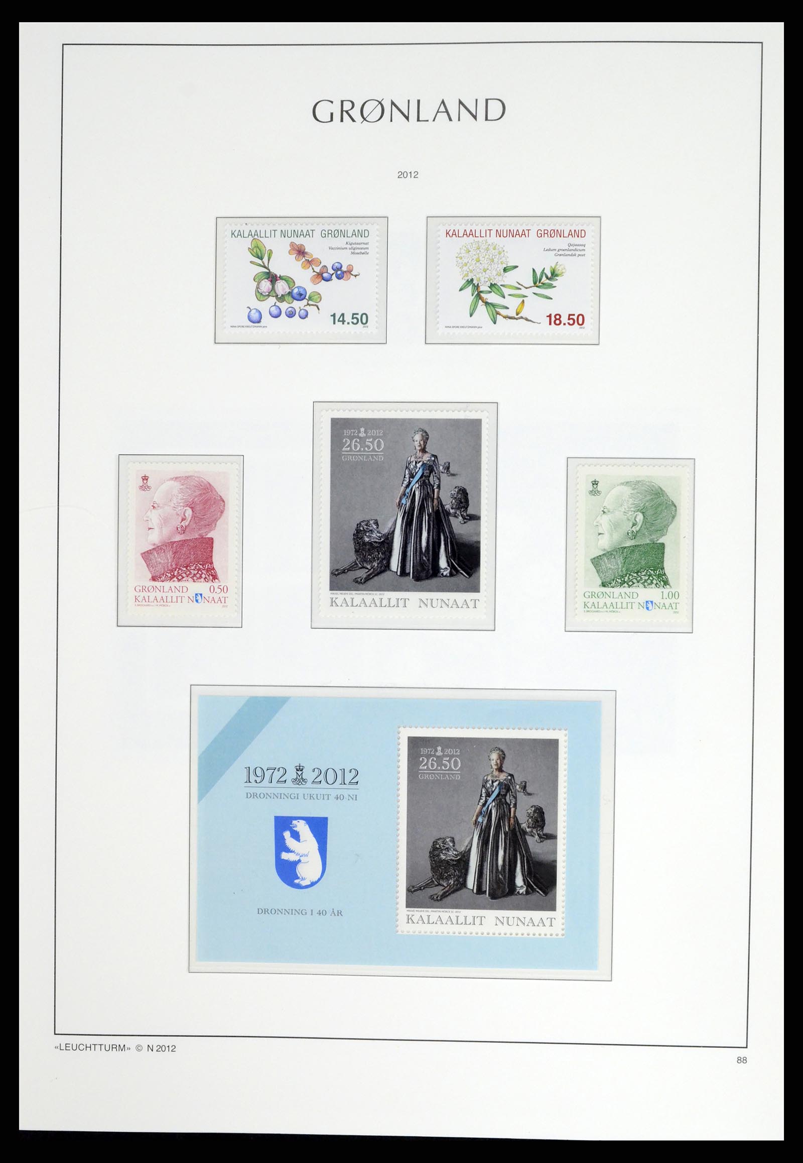 37405 108 - Postzegelverzameling 37405 Groenland 1905-2014.