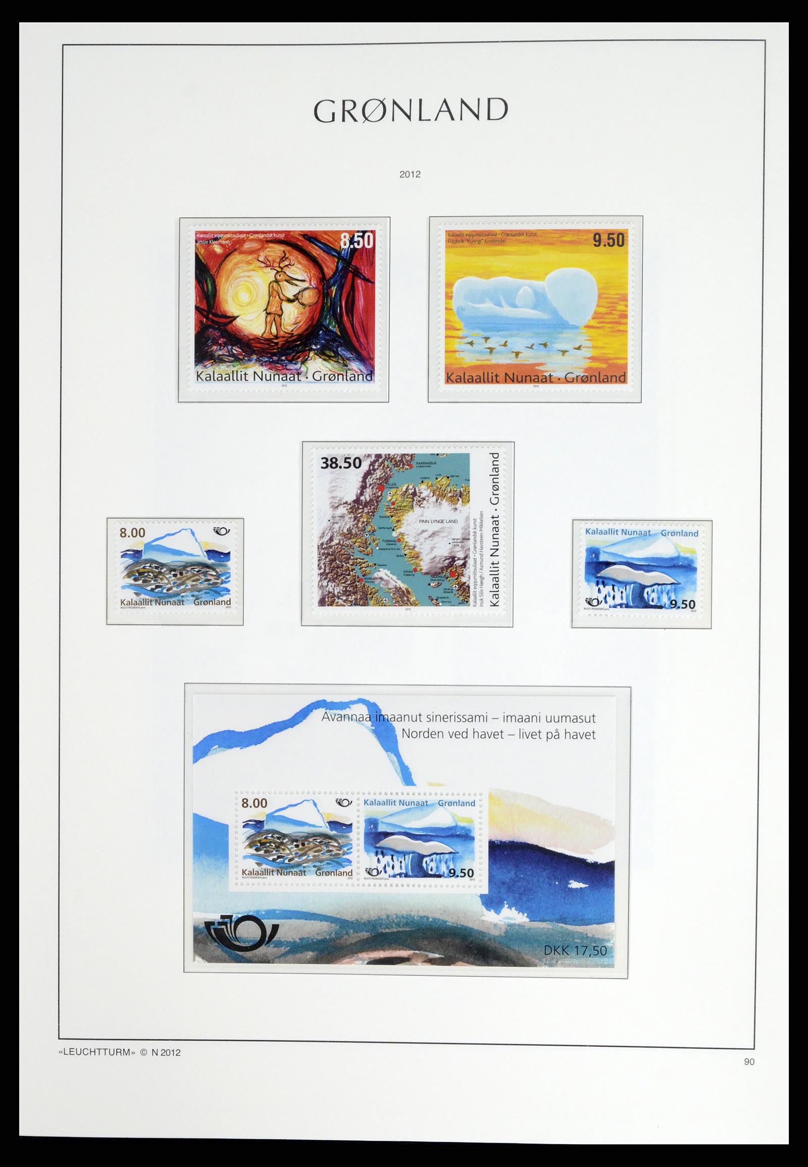 37405 110 - Postzegelverzameling 37405 Groenland 1905-2014.