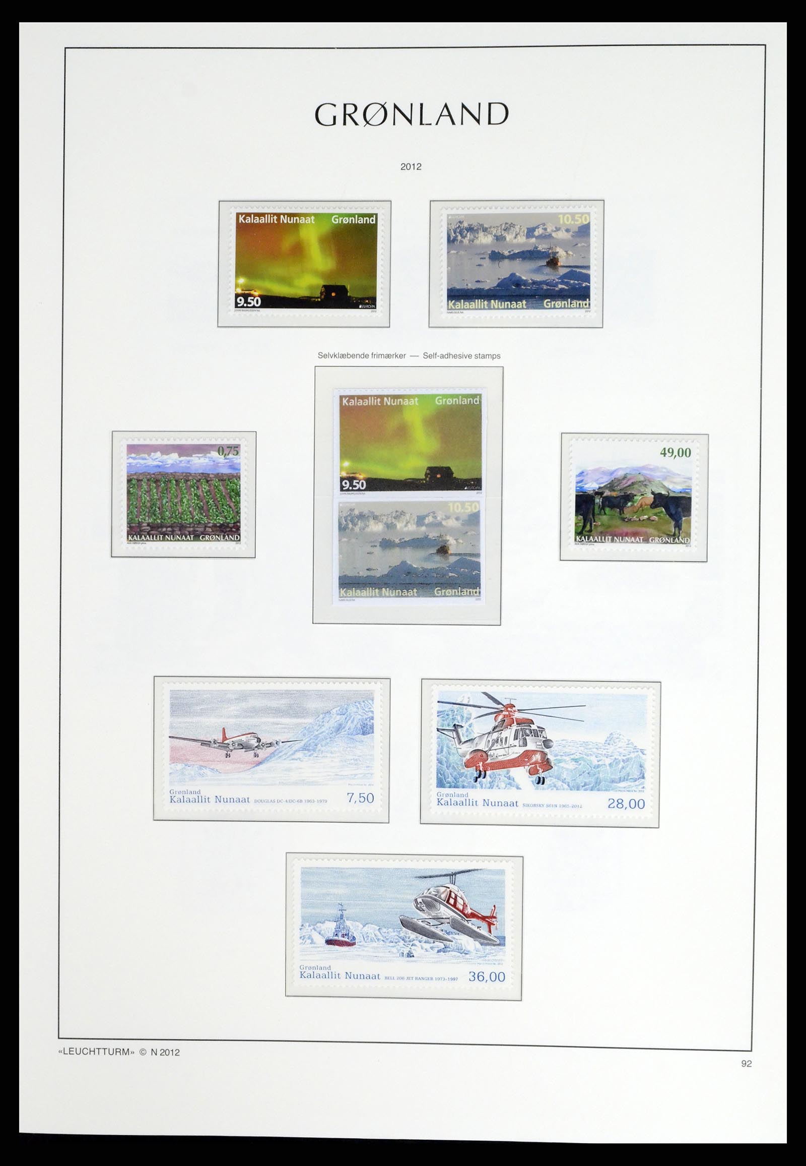 37405 112 - Postzegelverzameling 37405 Groenland 1905-2014.