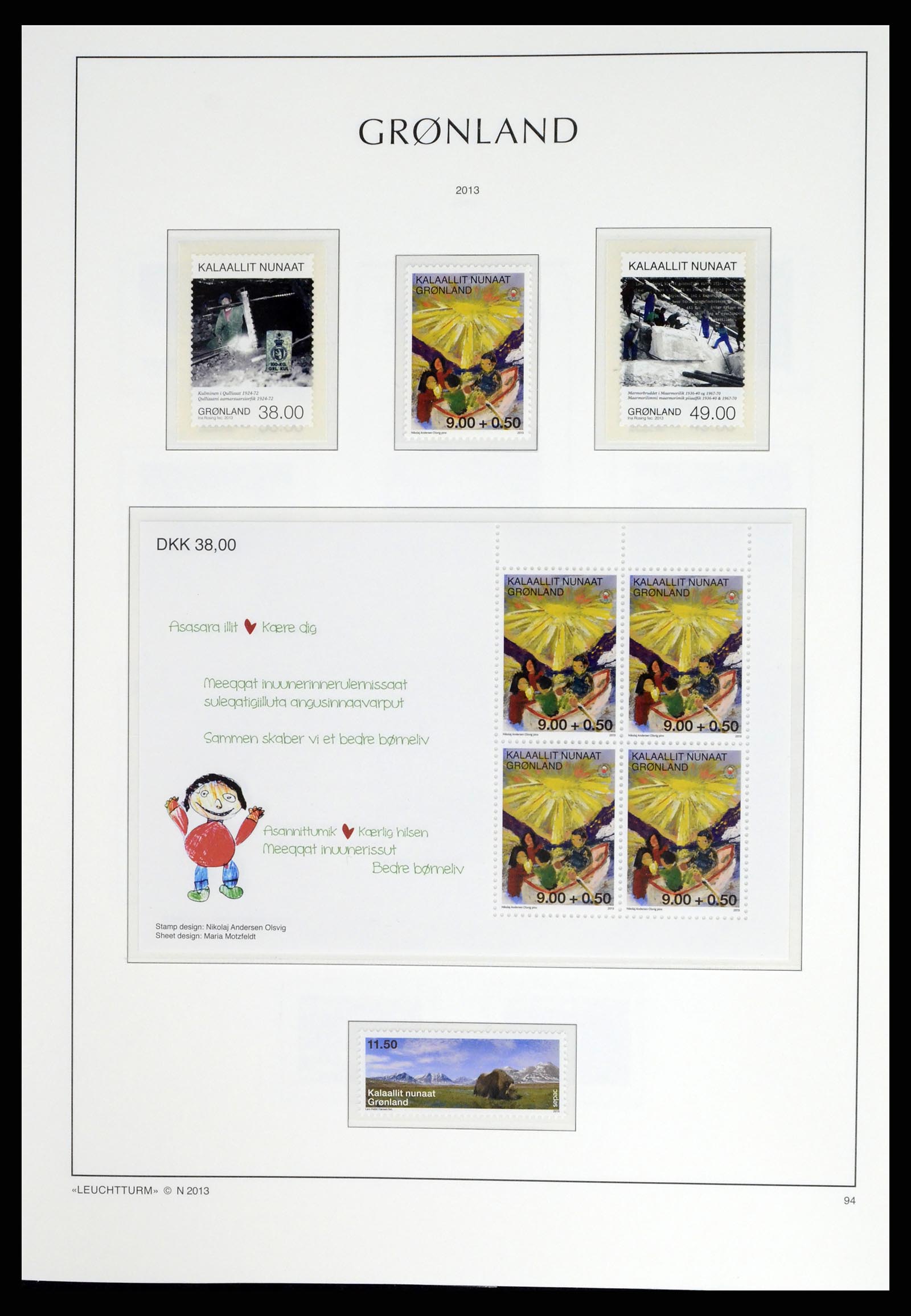 37405 114 - Postzegelverzameling 37405 Groenland 1905-2014.