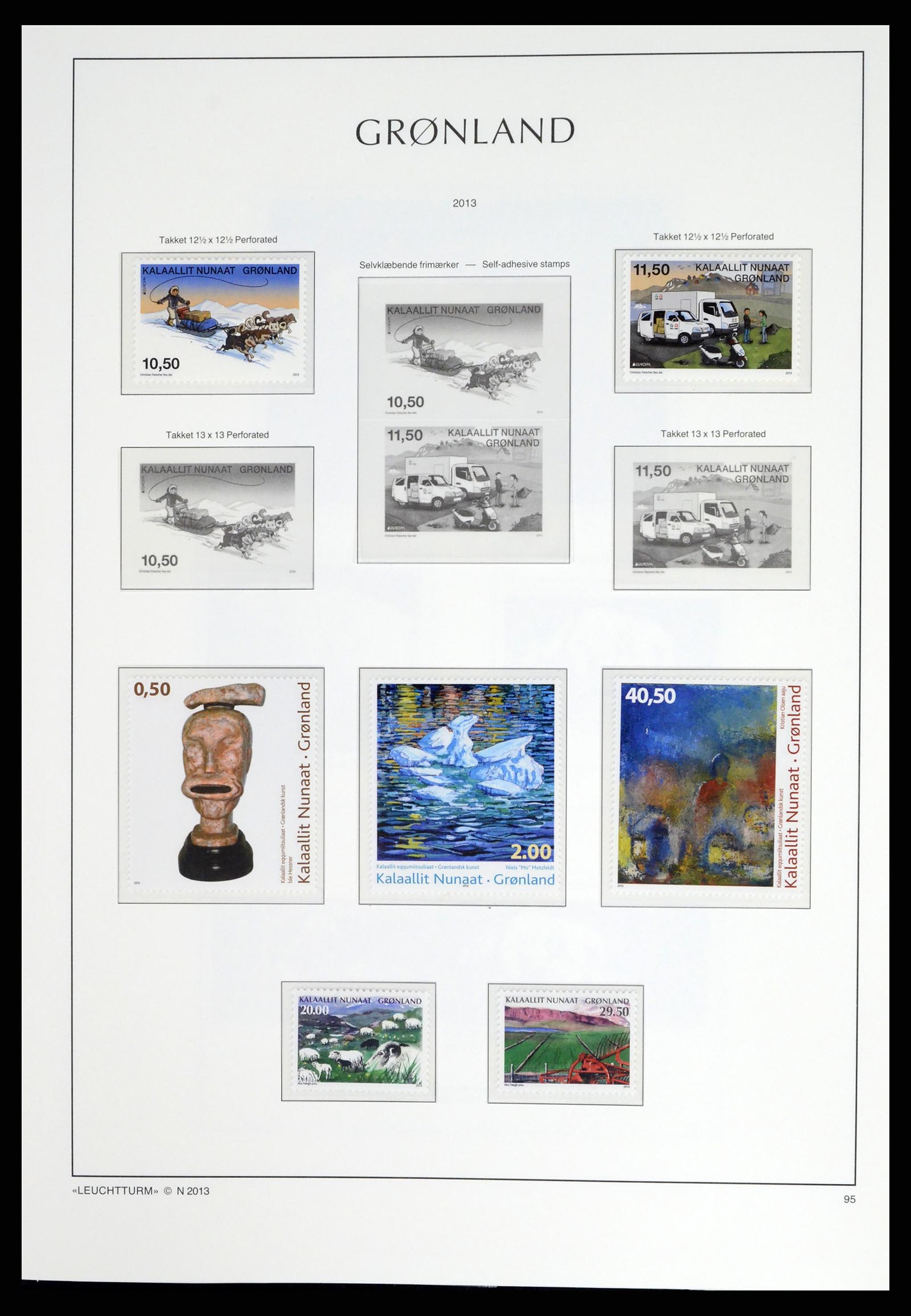 37405 115 - Postzegelverzameling 37405 Groenland 1905-2014.