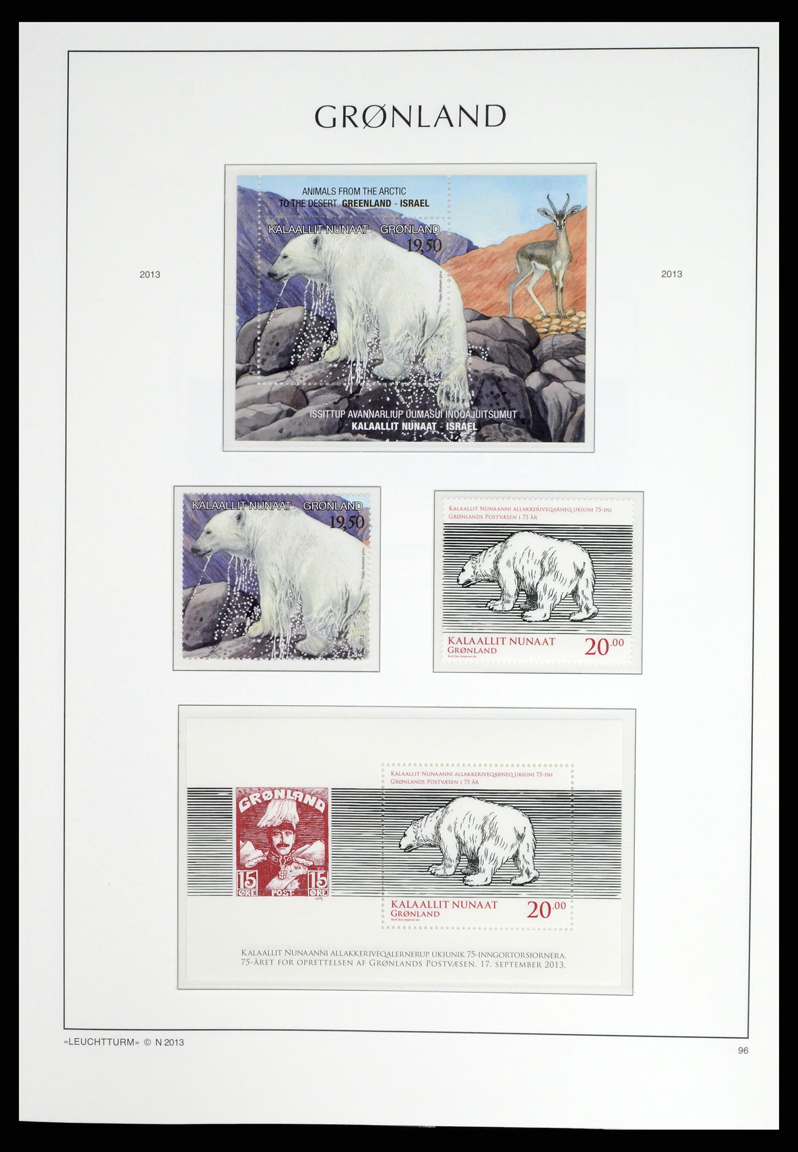 37405 116 - Postzegelverzameling 37405 Groenland 1905-2014.