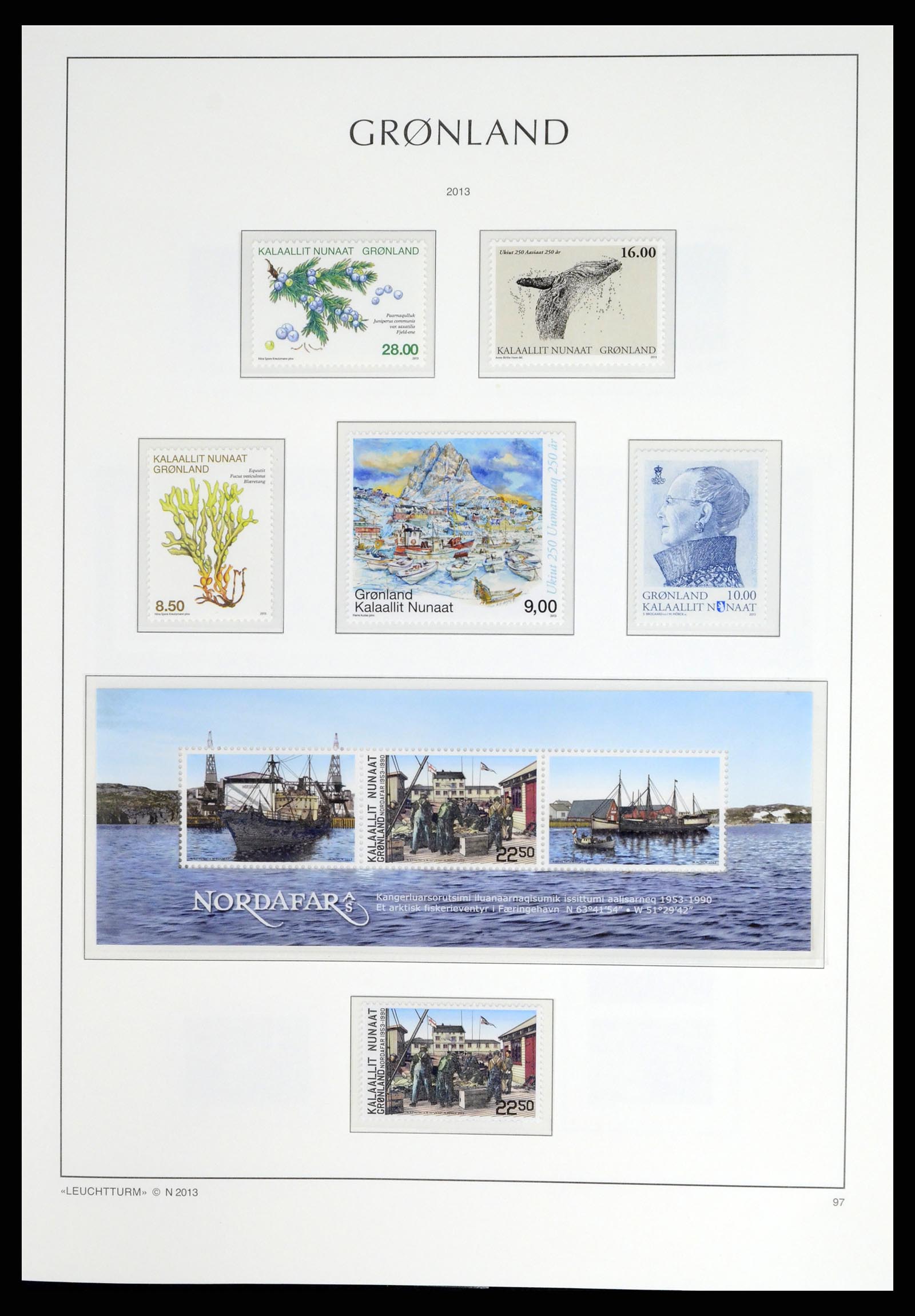 37405 118 - Postzegelverzameling 37405 Groenland 1905-2014.