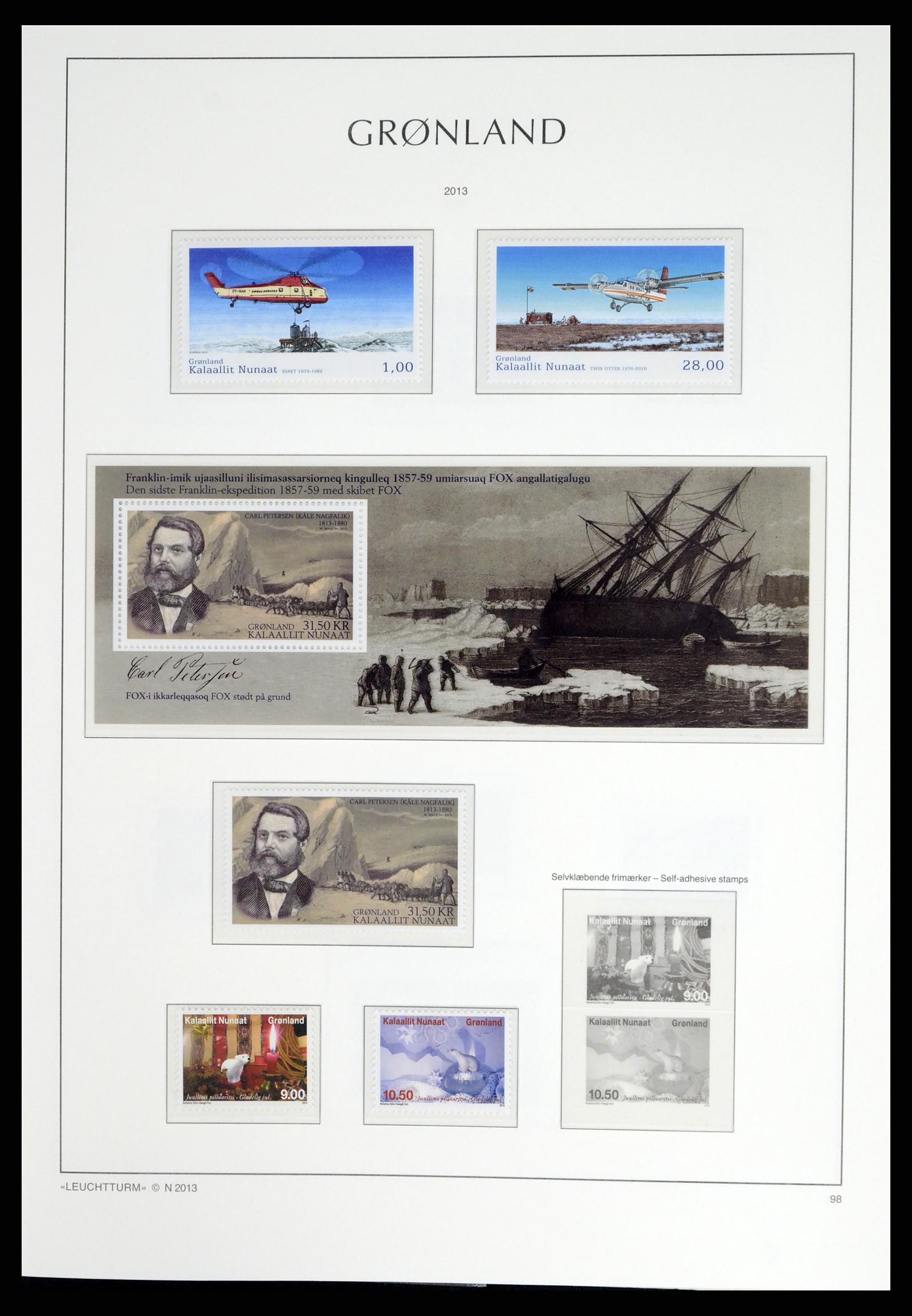 37405 119 - Postzegelverzameling 37405 Groenland 1905-2014.