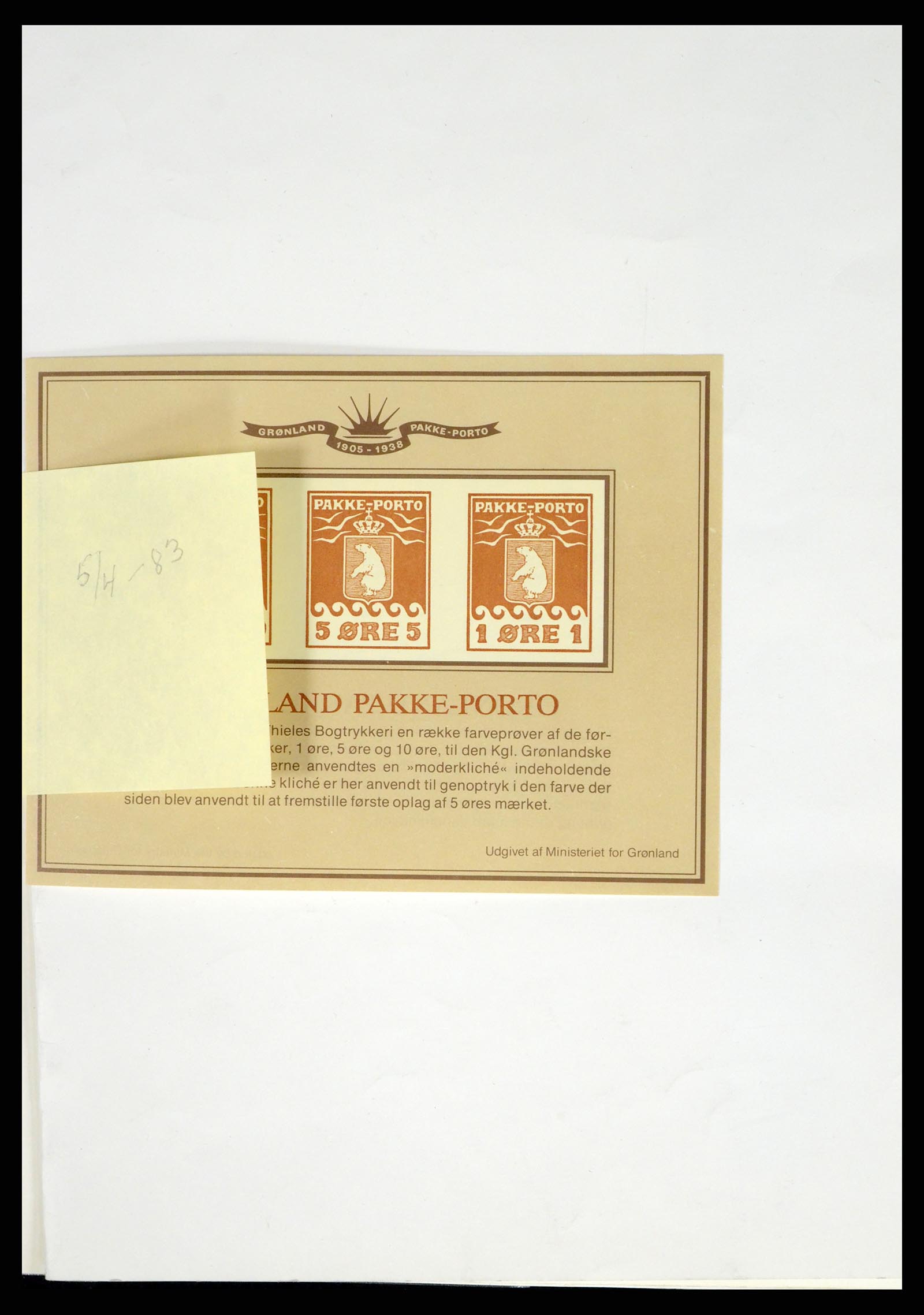 37405 126 - Postzegelverzameling 37405 Groenland 1905-2014.