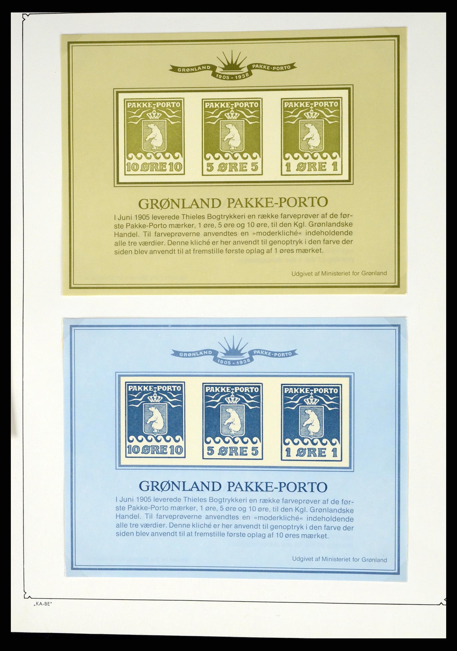 37405 127 - Postzegelverzameling 37405 Groenland 1905-2014.