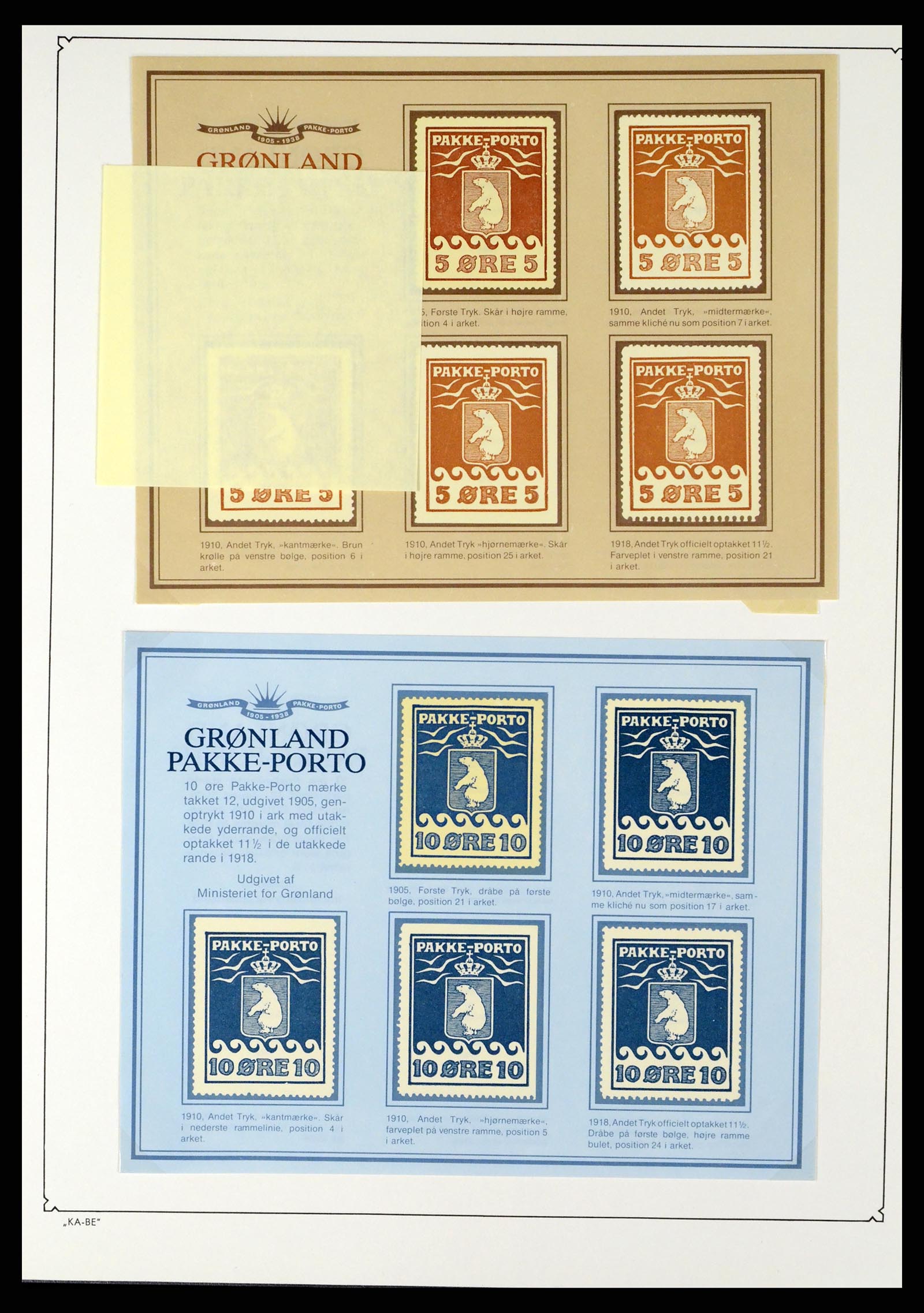 37405 128 - Postzegelverzameling 37405 Groenland 1905-2014.