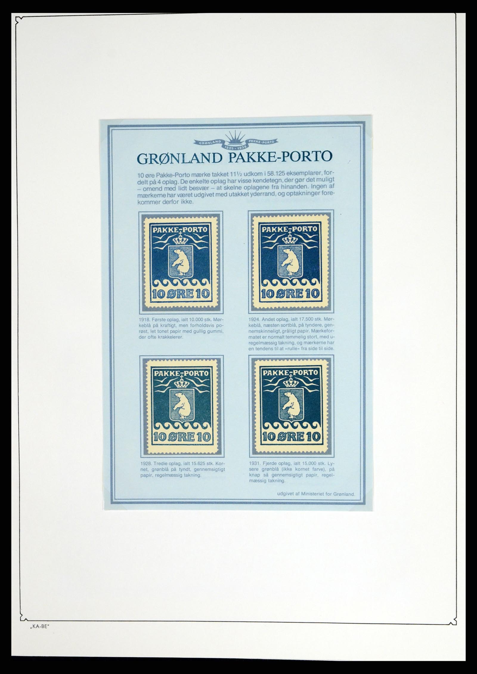 37405 131 - Postzegelverzameling 37405 Groenland 1905-2014.